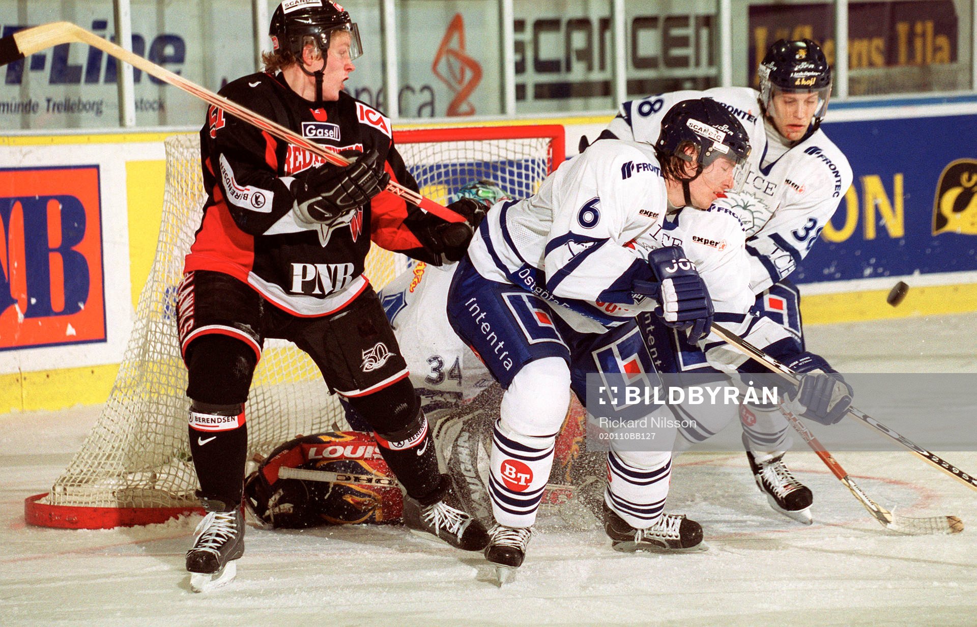 Mika Hannula, Malmö, Bjarne Hurtig och Barry Richter,