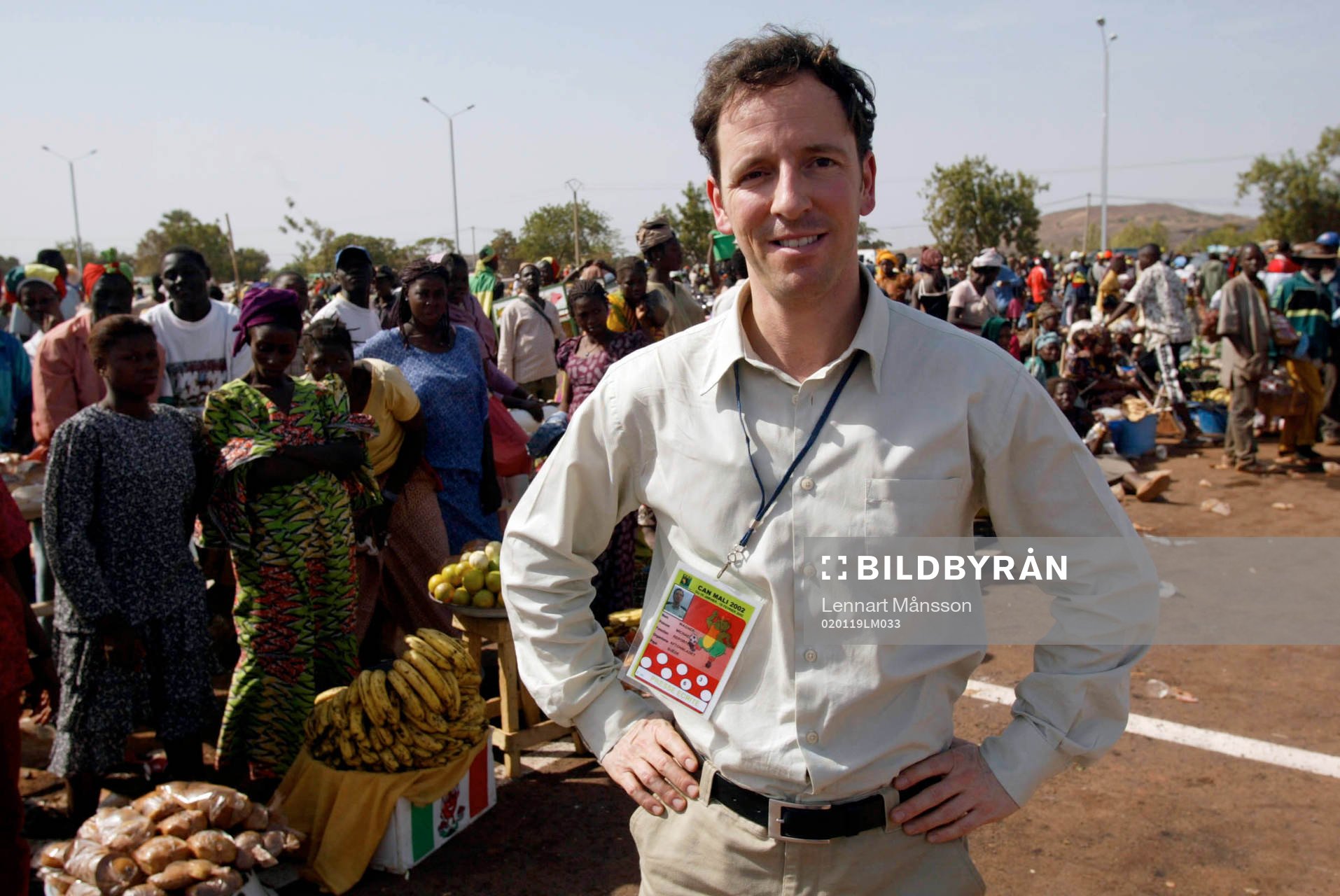 Aftonbladets reporter Michael Wagner på plats i Bamako,
