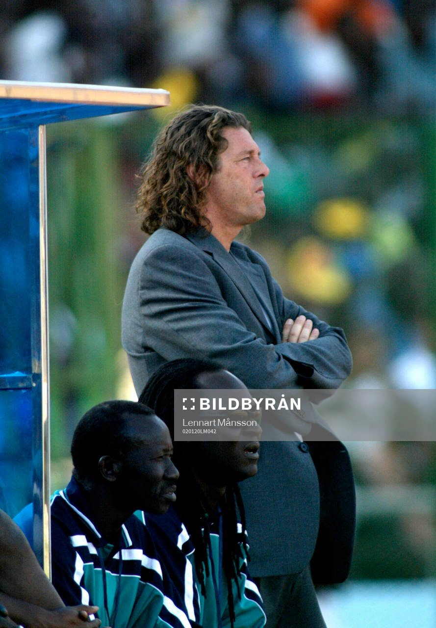 Egypten - Senegal. Mitsu Bruno, coach, Senegal