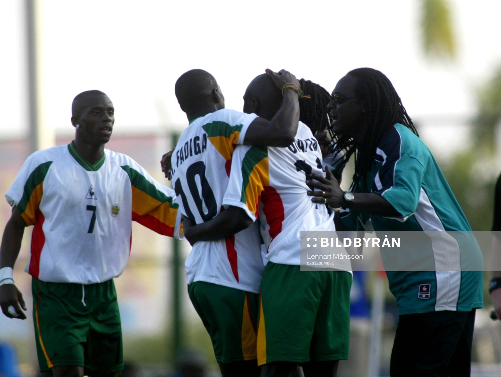 Egypten - Senegal. Senegal-glädje