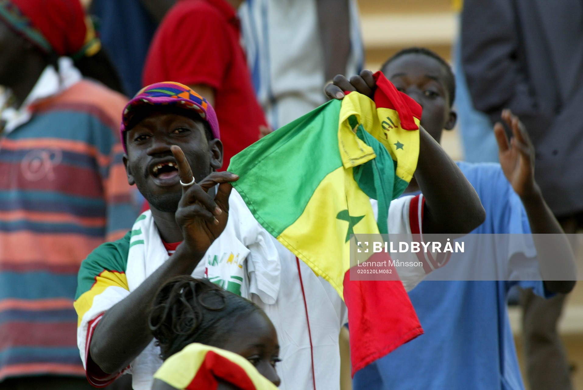 Senegal-supporter