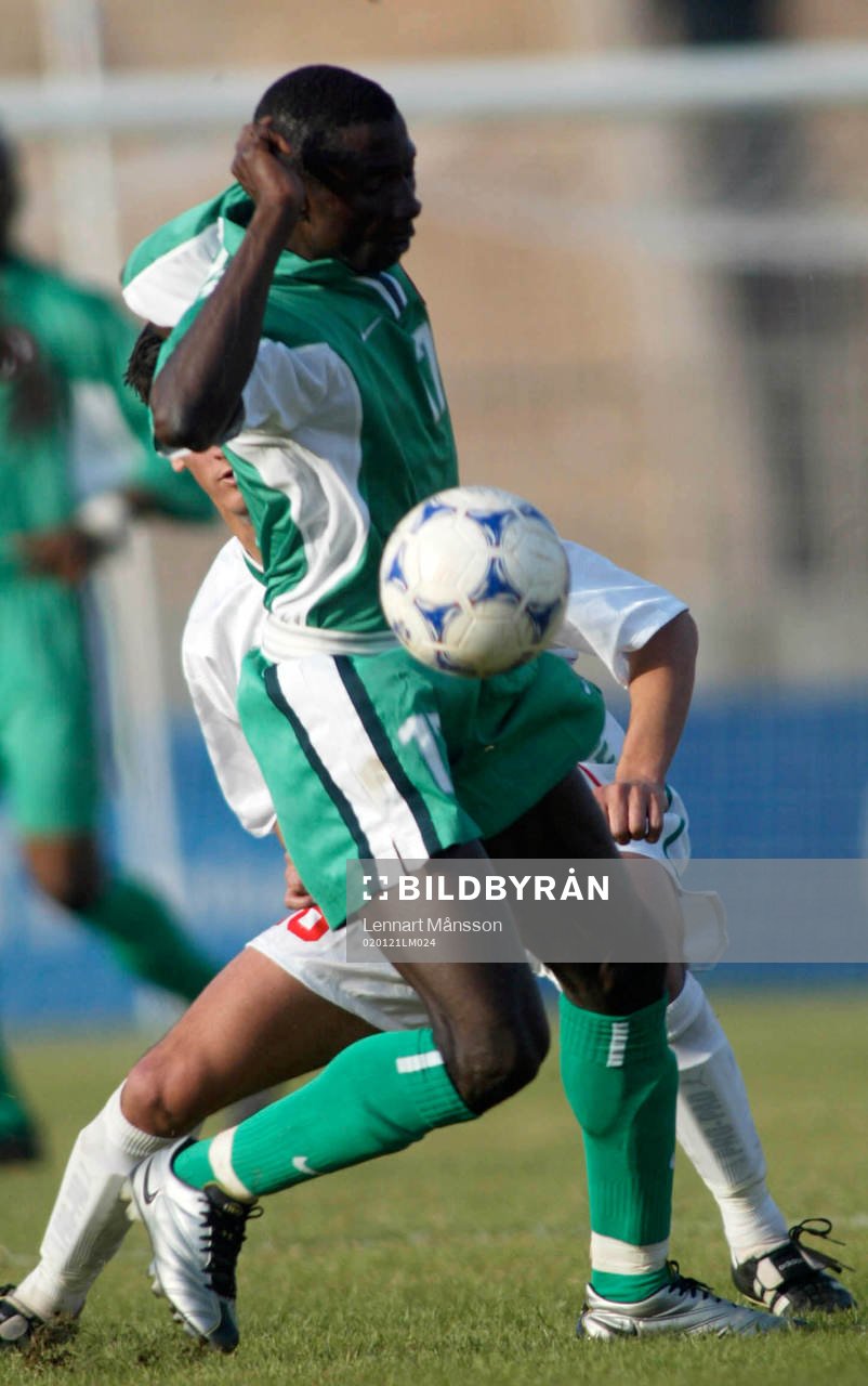 Matchhjälten Julius Aghahowa, Nigeria