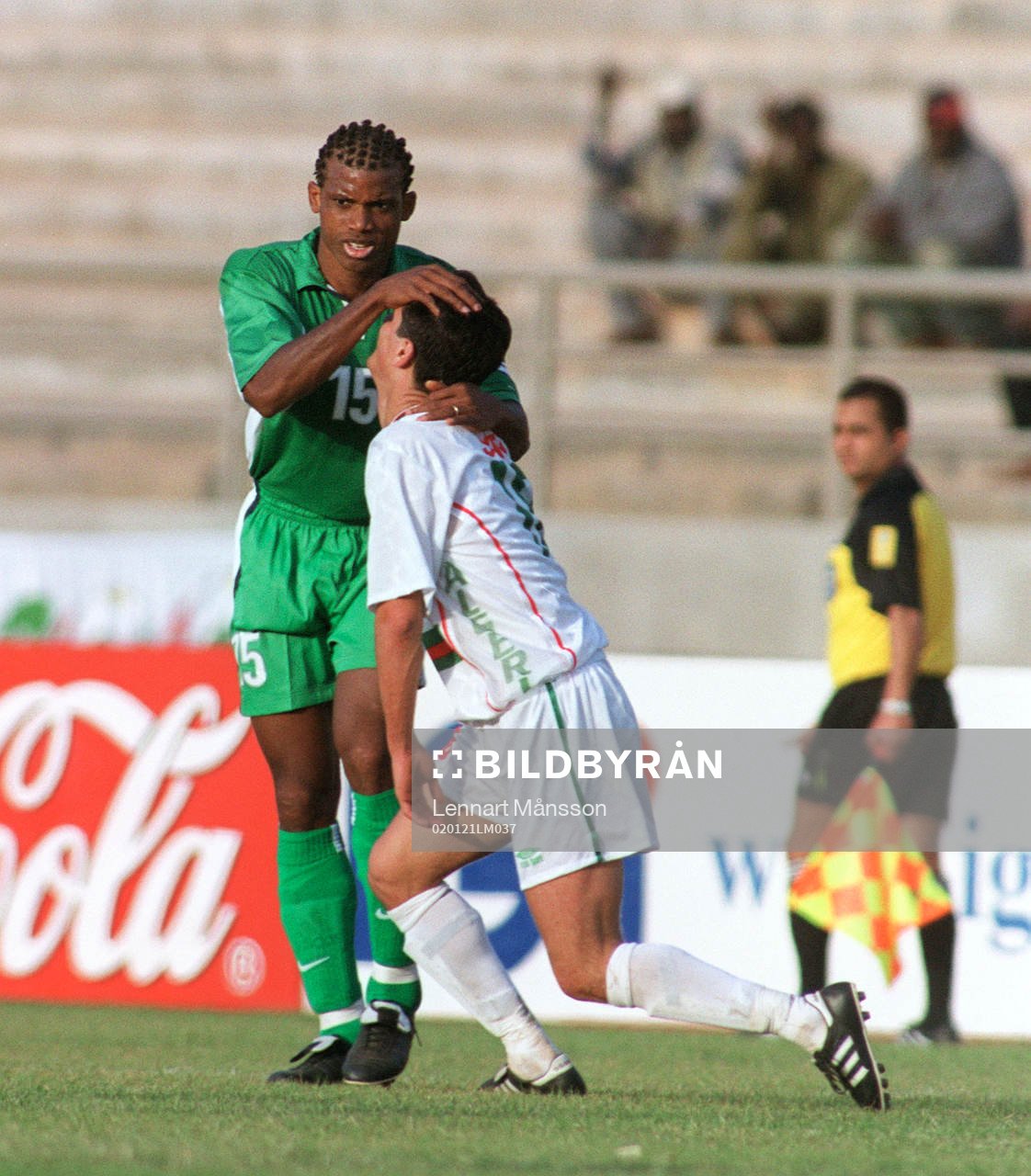 Algeriet - Nigeria. Sunday Oliseh, Nigeria.
