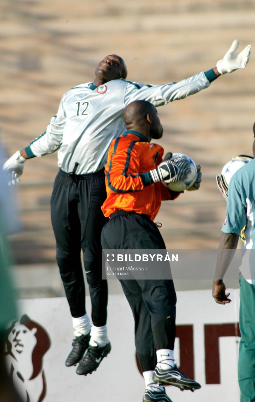Nigeria, träning. Målvakts-träning