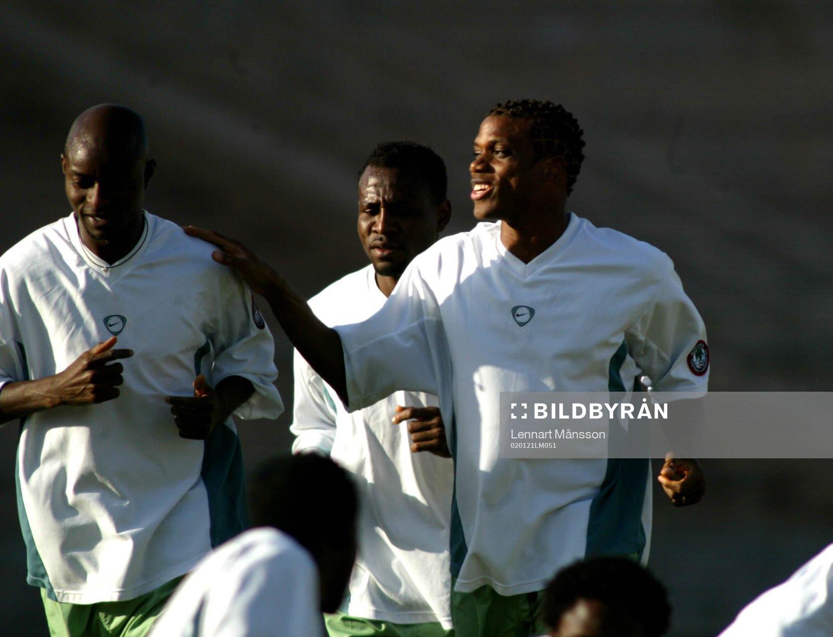   Nigeria, träning. Oliseh. 