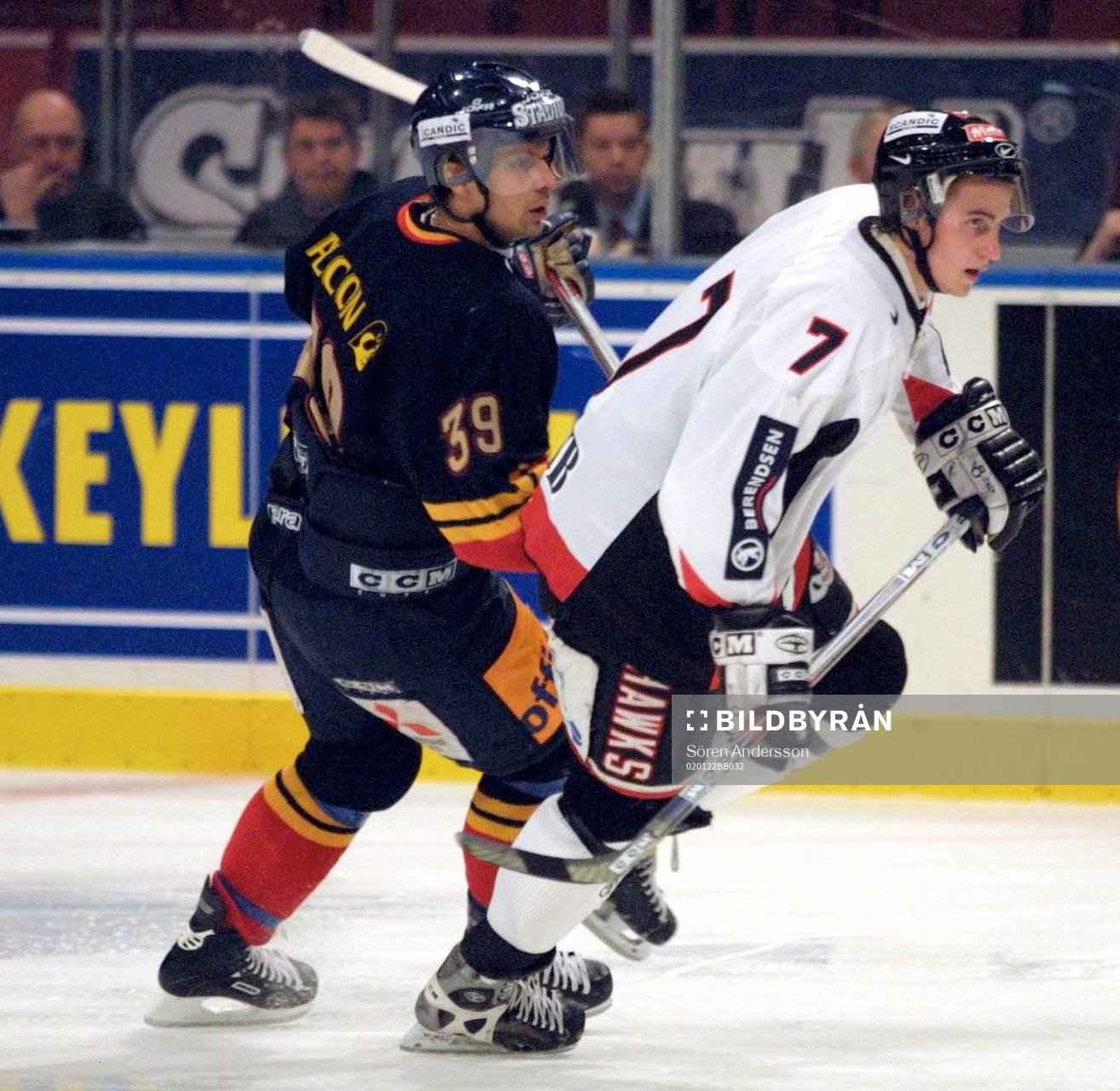 Erik Lewerström, Malmö och Jan Pardavy, Djurgården