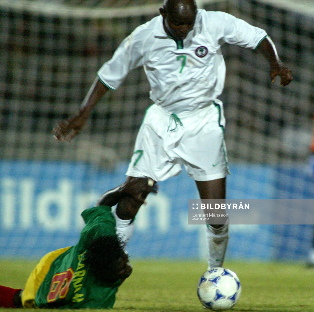  Afrikanska mästerskapen, Mali - Nigeria :Finidi George, Nigeria..