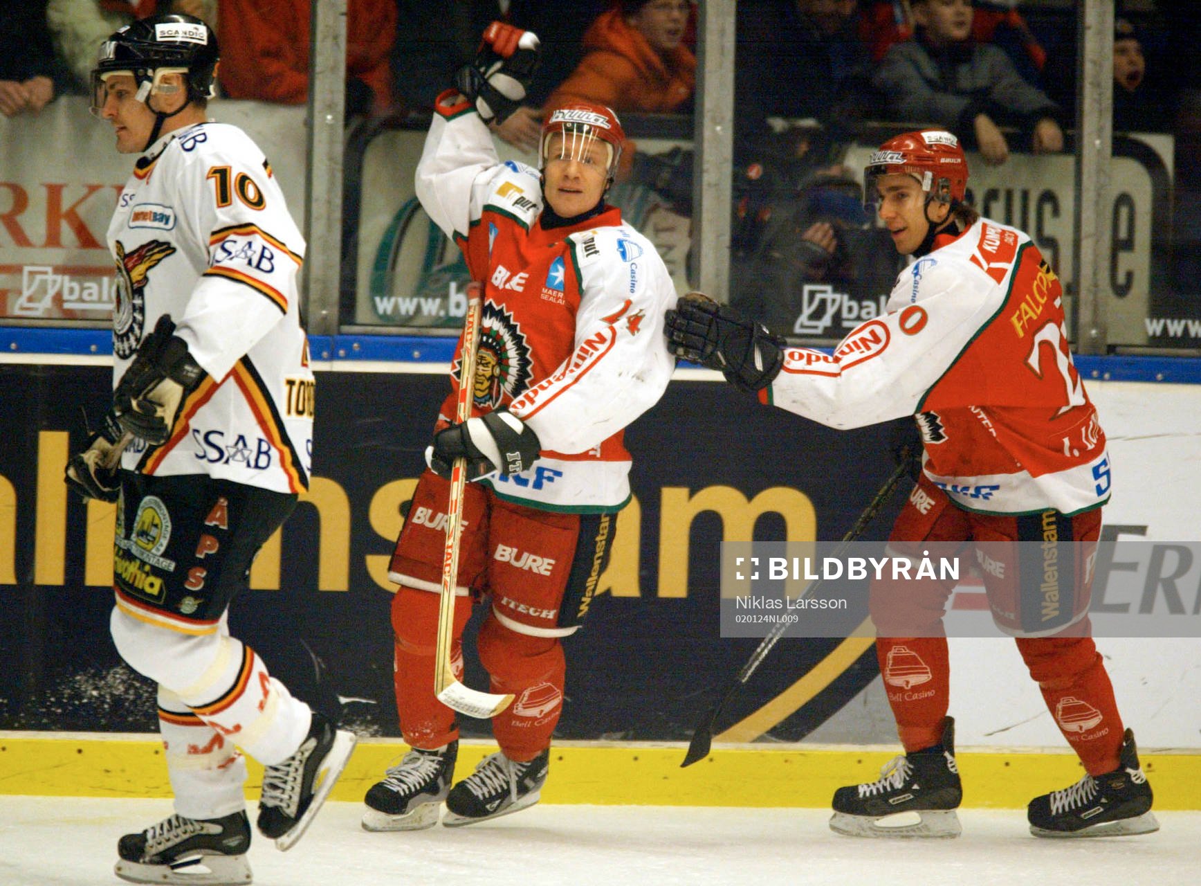 Niklas Andersson och Joel Lundqvist, Frölunda jublar och