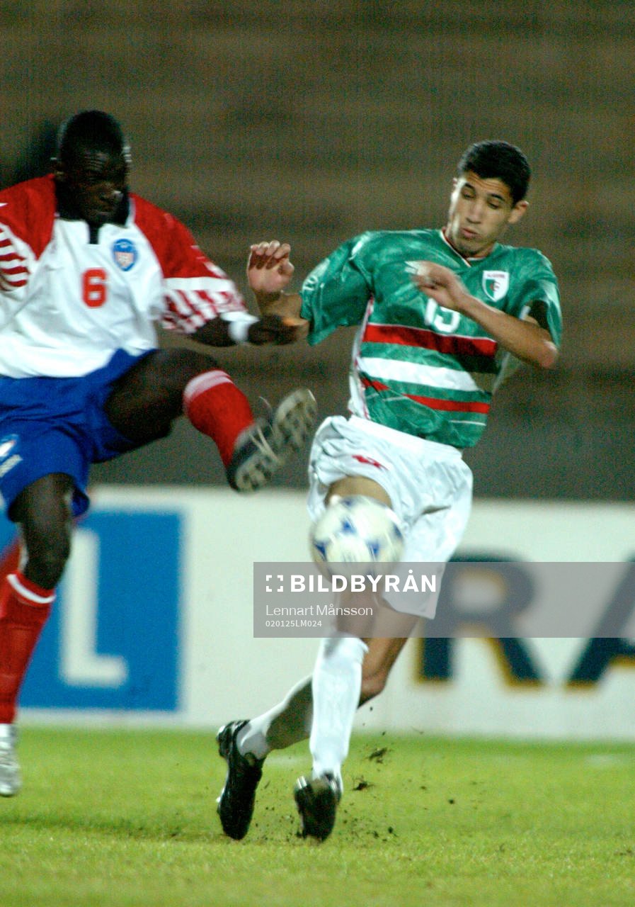  Afrikanska mästerskapen, Algeriet - Liberia : Sebwe, Liberia och Diss, Algeriet.