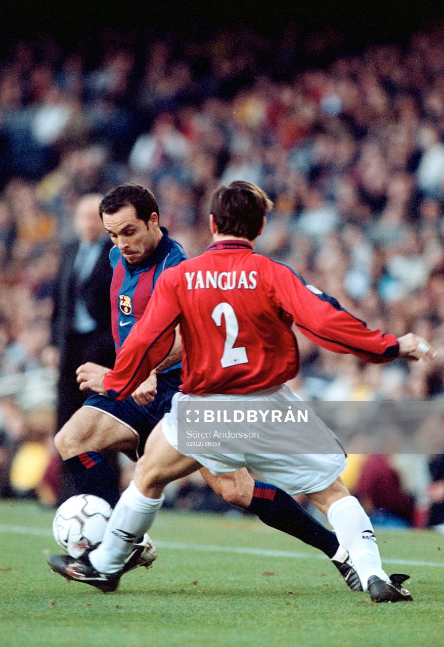 Marc Overmars, Barcelona och José Manuel Yanguas, Osasuna