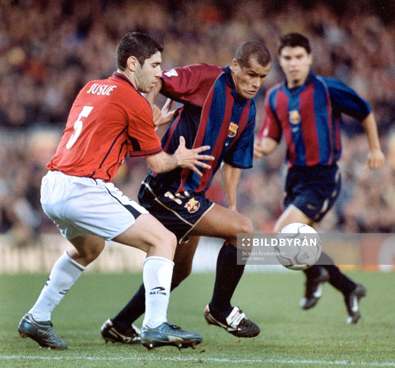 Rivaldo och Javier Pedro Saviola, Barcelona och Francisco