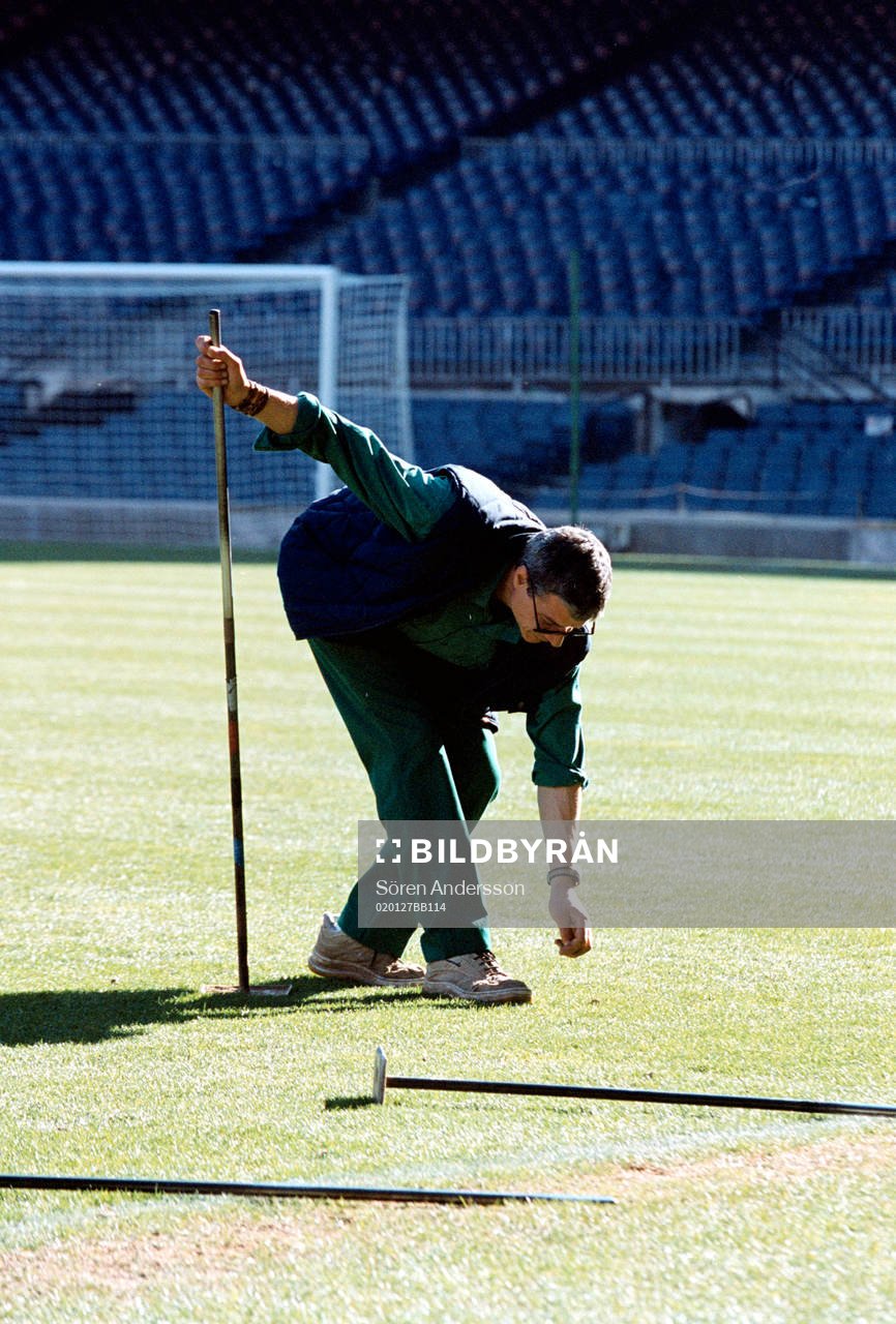 Städning av Nou Camp Barcelona