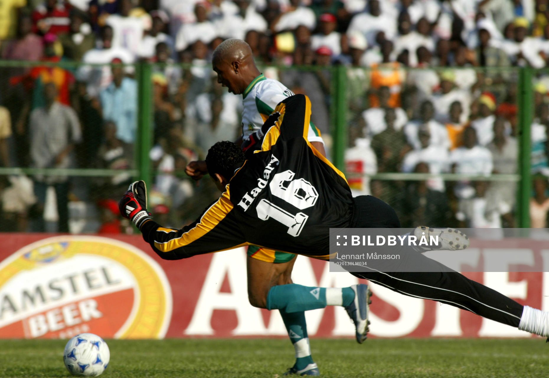 Egypten - Senegal. Diouf, Senegal missar ensam med El Hadary