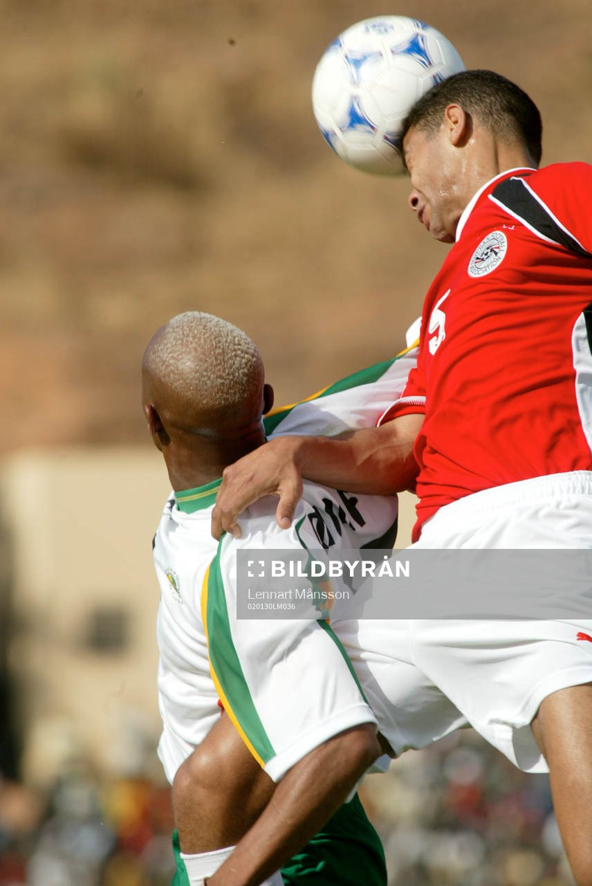 Egypten - Senegal. Diouf, Senegal och El Saka, Egypten