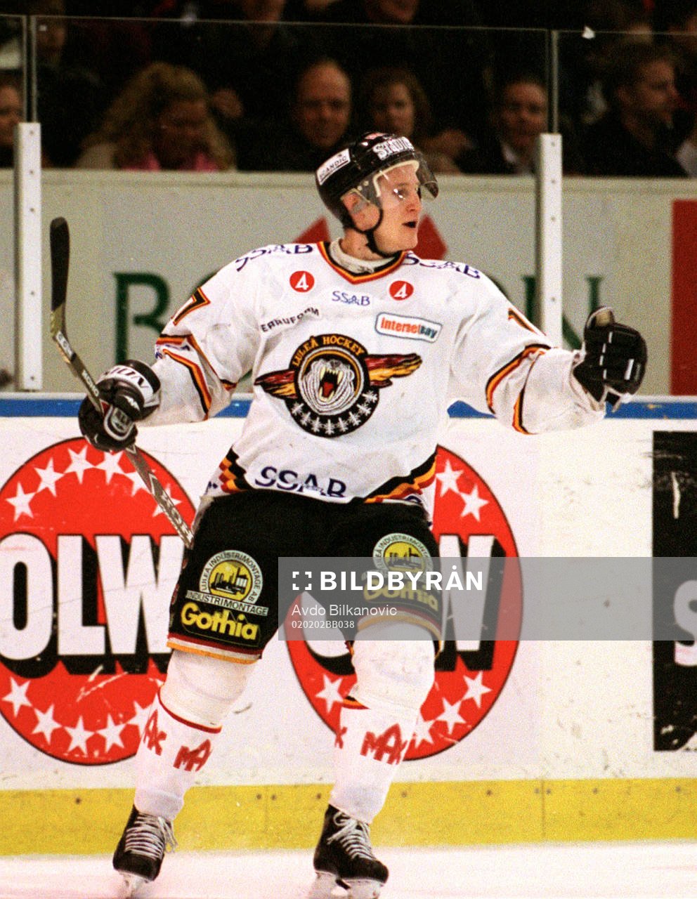 Jonathan Hedström, Luleå. Jubel