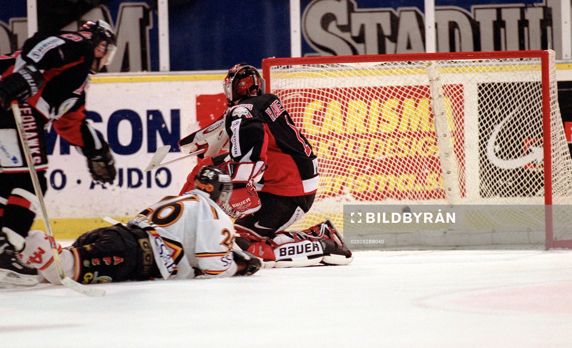 Ishockey, Elitserien, MIF- Luleå,målskyte Hans Huczkowski
