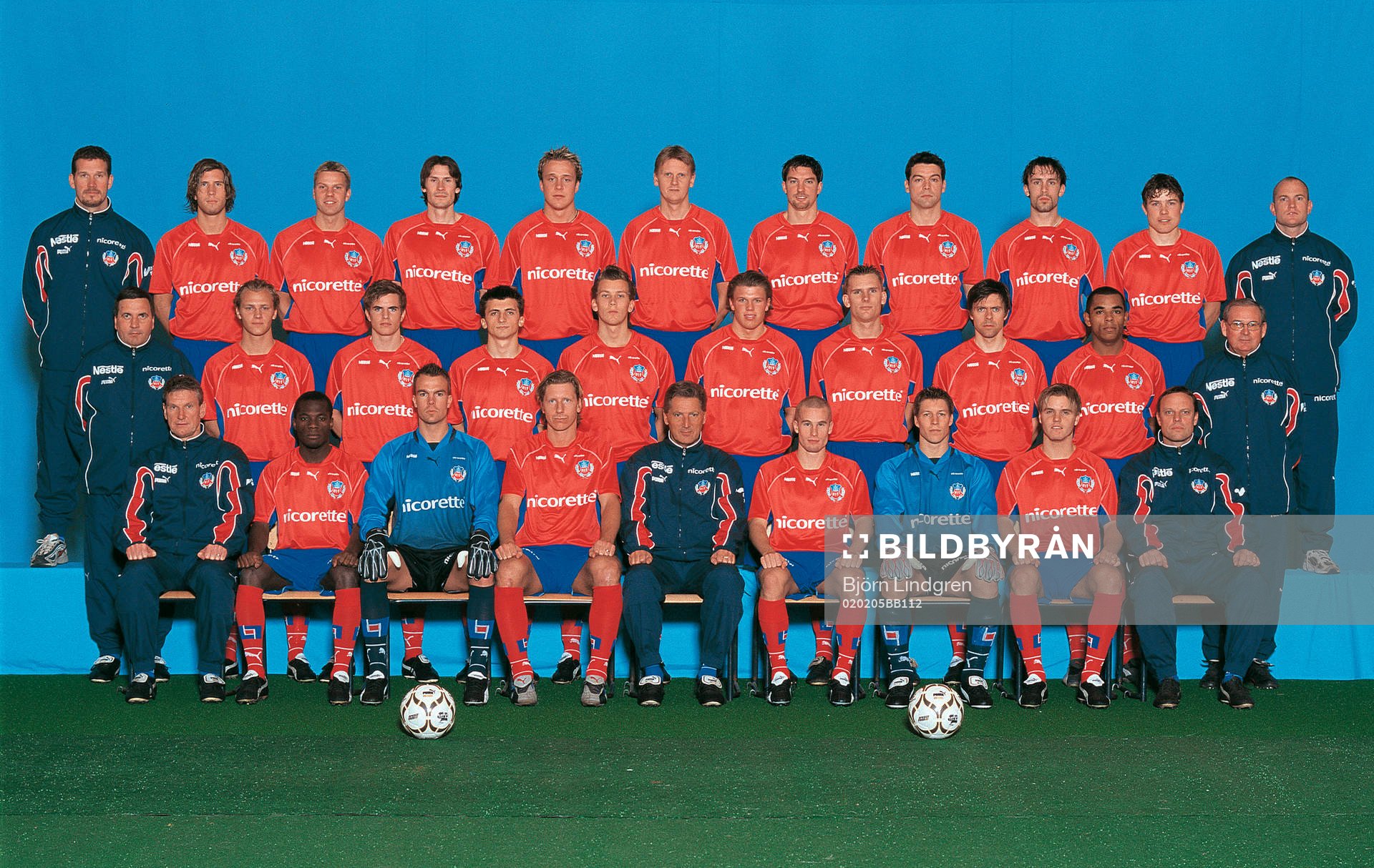  Christer Olsson, Mattias Lindström, Hans Eklund, Michael Hansson, Marcus Ekenberg, Ulrik Jansson, Mikael Gustavsson, Jozo Matovac, Rade Prica, Ola Nilsson, Magnus Swärd