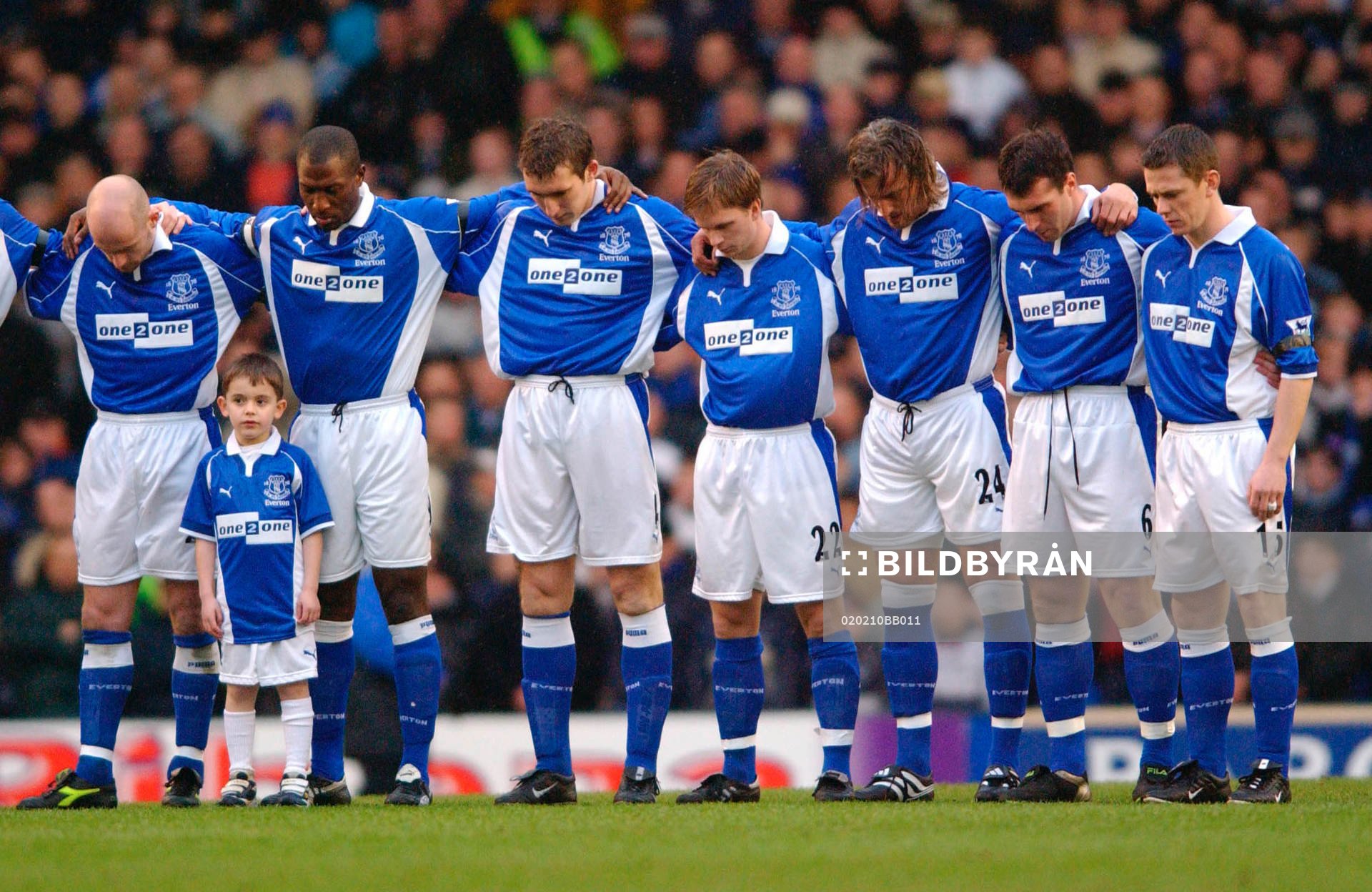 Tyst minut. Tobias Linderoth, Everton