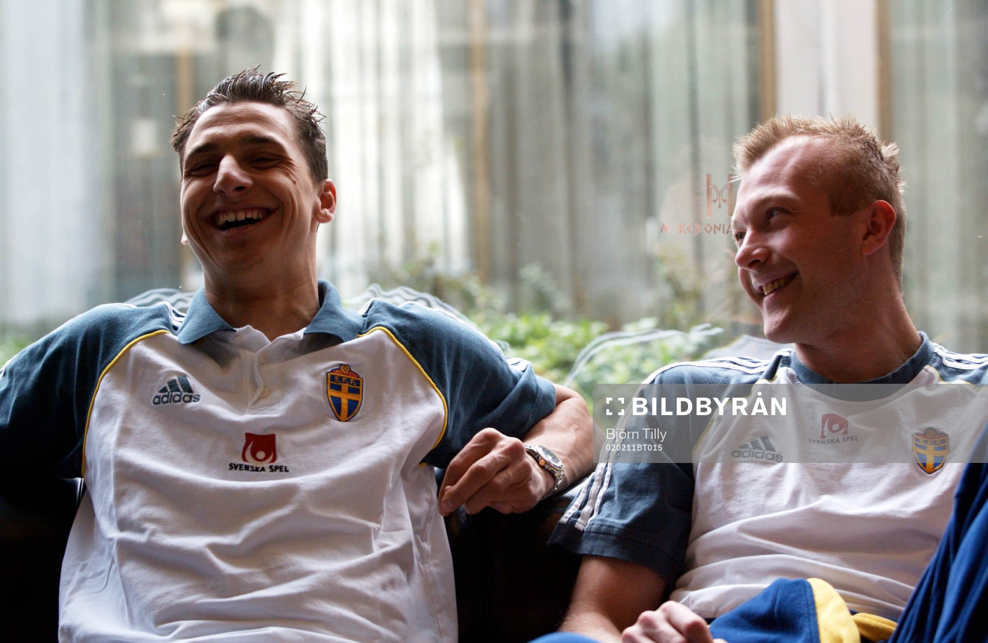 Zlatan Ibrahimovic och Magnus Hedman