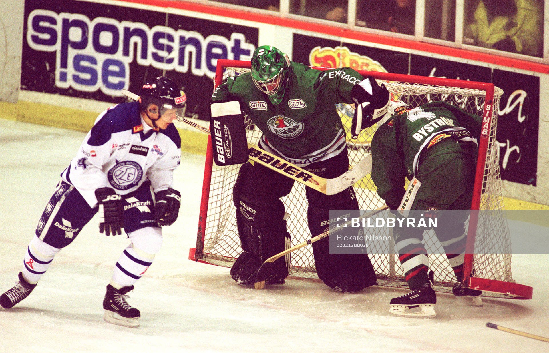 Jarkko Nikander, Leksand. Jens Ivarsson, målvakt och