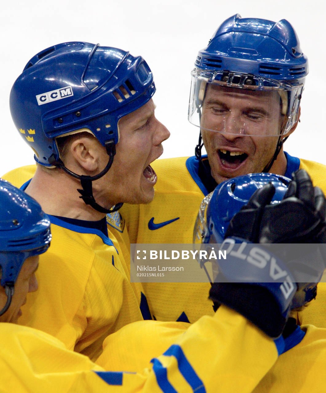 Mats Sundin och Ulf Dahlén, Sverige Jubel