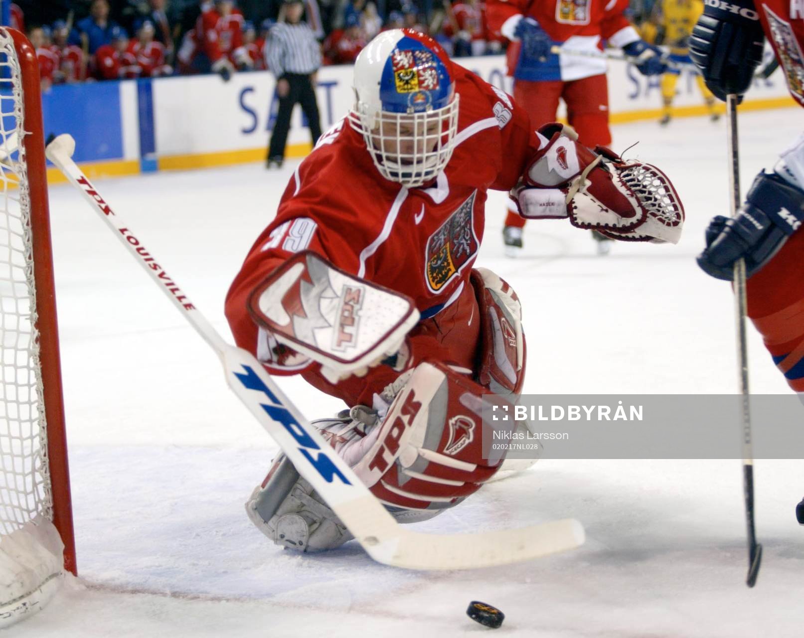 Dominik Hasek, målvakt Tjeckien