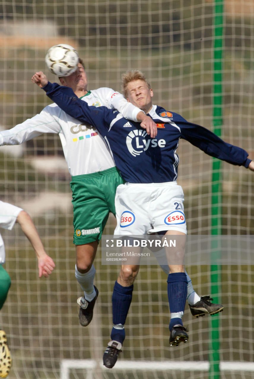 Peter Markstedt, nickduell, armbåge i ansiktet