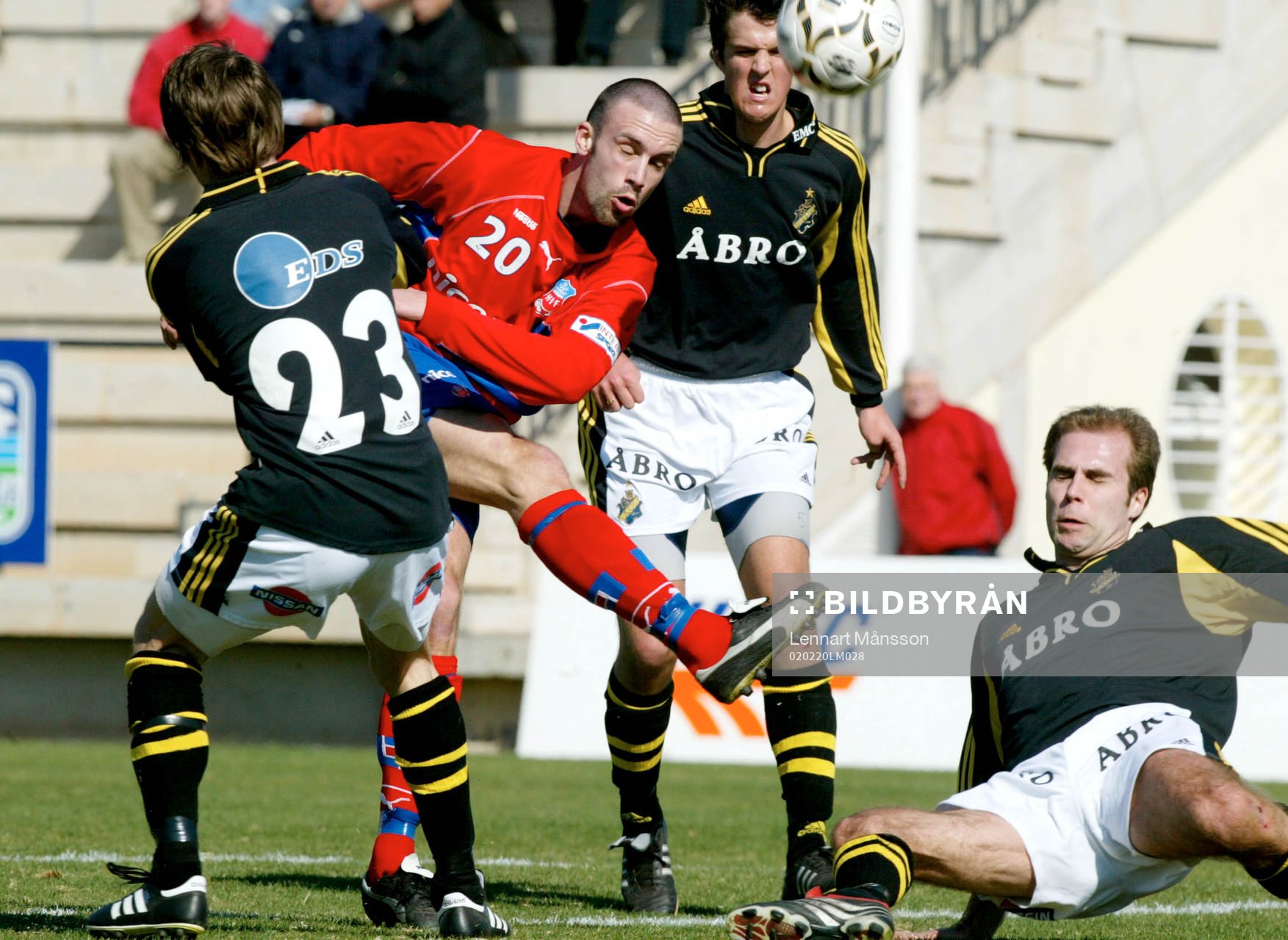 Fotboll La Manga, Helsingborgs IF - AIK . Rade Prica ensam