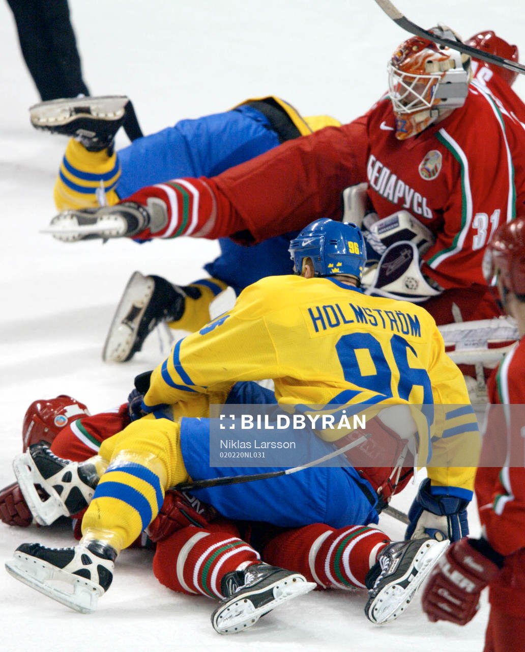 OS, Ishockey, herrar, kvartsfinal, Sverige - Vitryssland 3-4