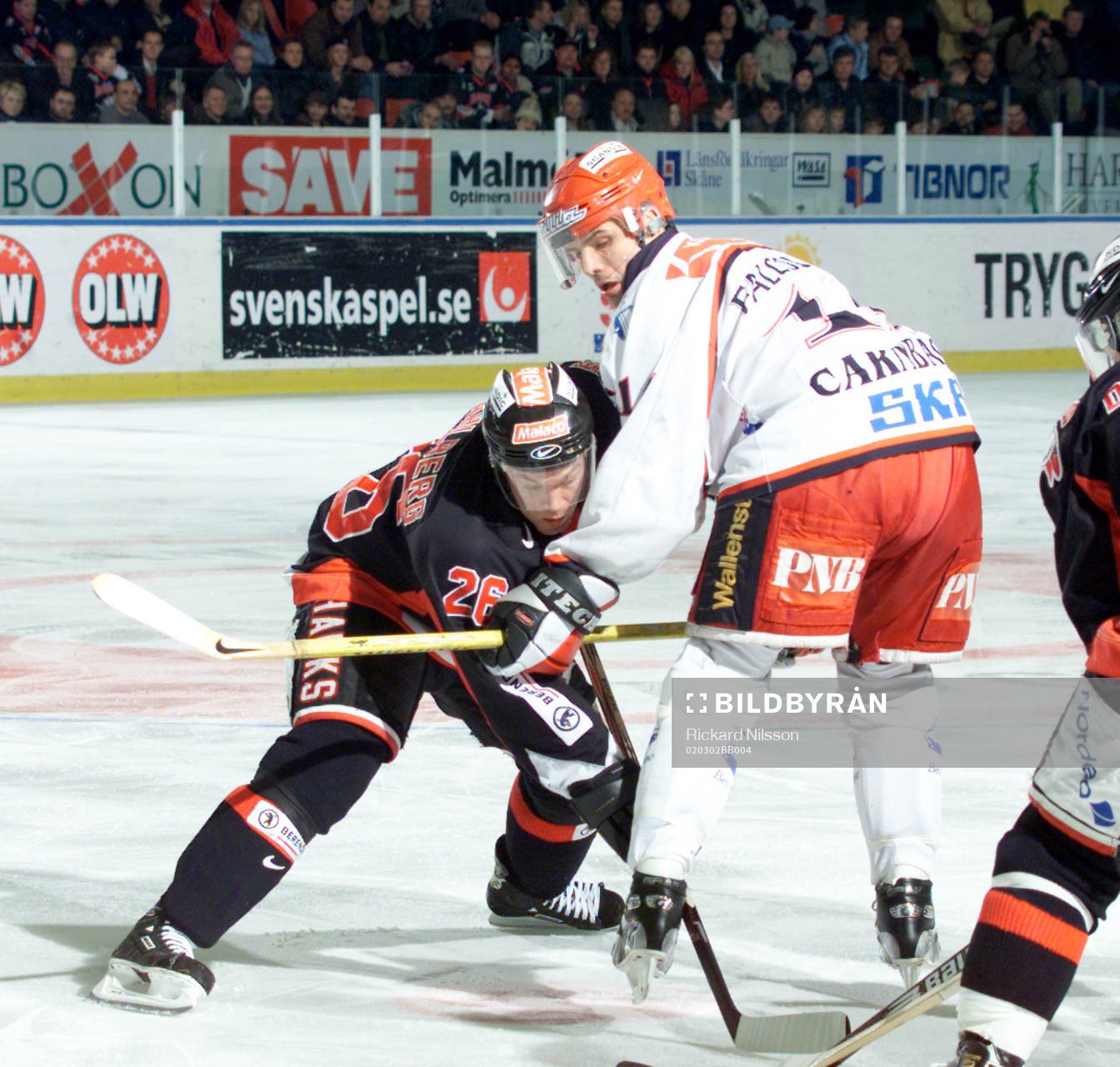 Mikael Wahlberg, Malmö och Patrik Carnbäck, Frölunda