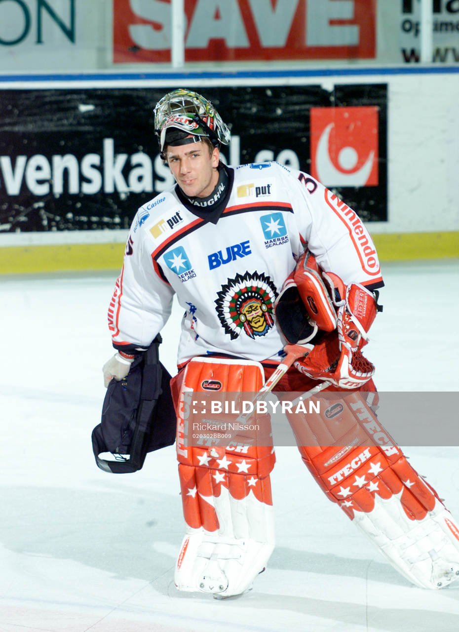 Henrik Lundqvist, målvakt Frölunda