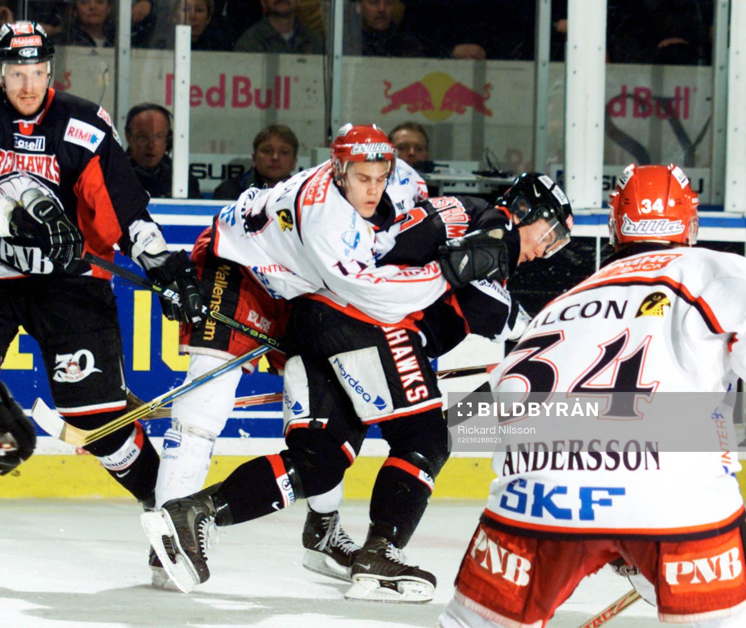 Magnus Kahnberg, Frölunda och Henrik Malmström och Peter