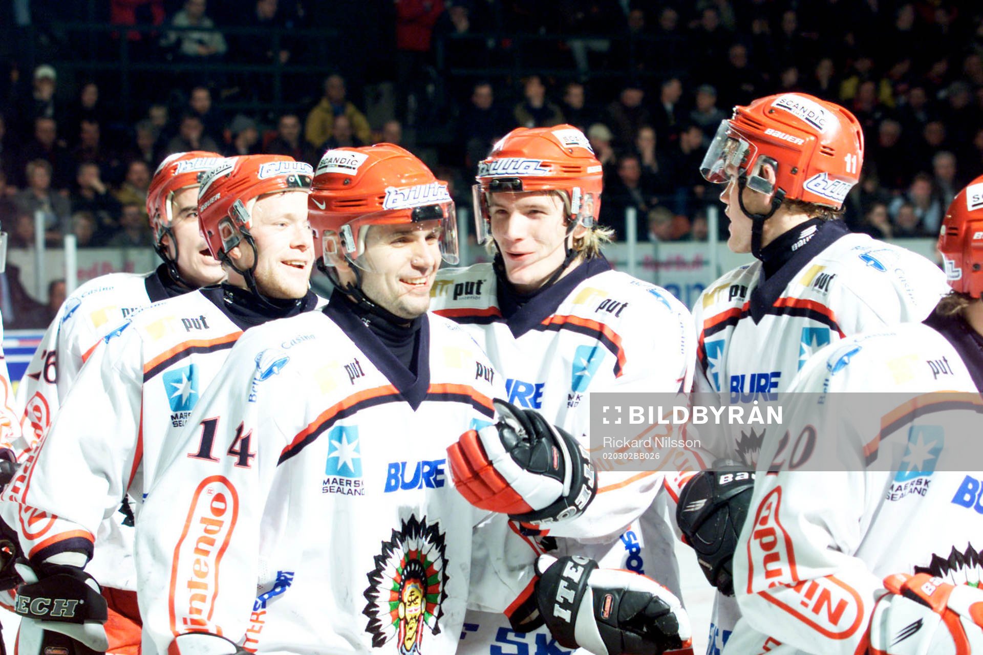 Patrik Carnbäck, Frölunda. Jubel