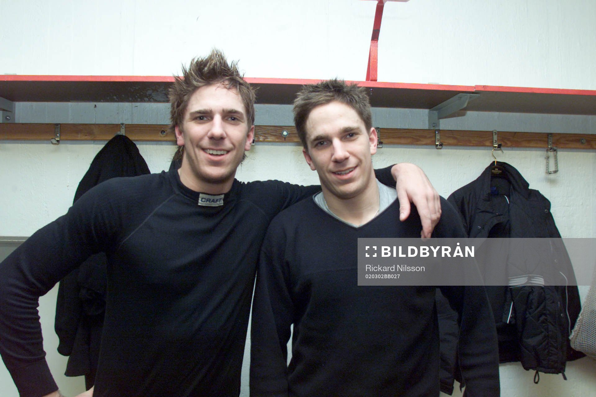 Henrik Lundqvist, målvakt och   Joel Lundqvist, Frölunda.