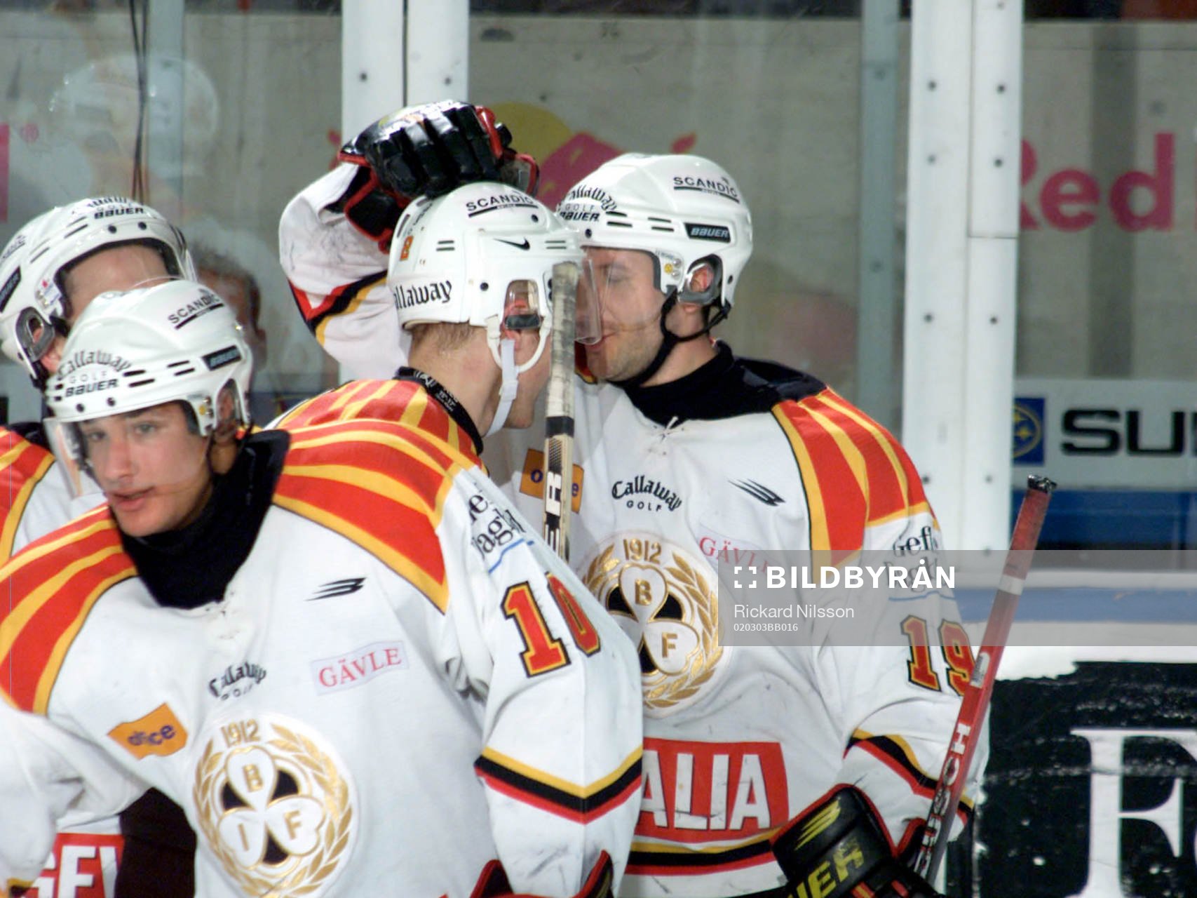 Tom Bisset, Brynäs. Jubel