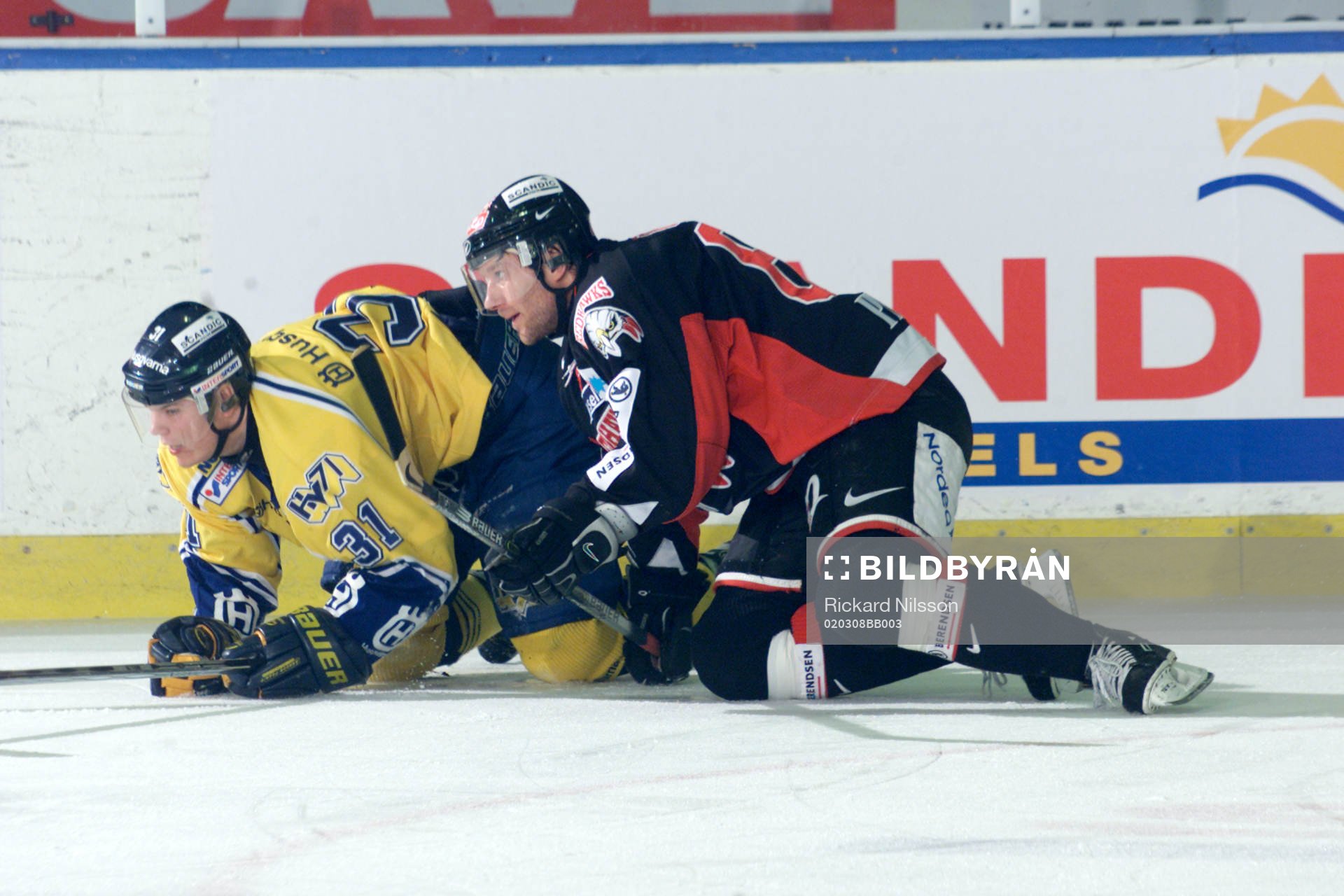 Björn Melin, HV 71 och Roger Öhman, Malmö