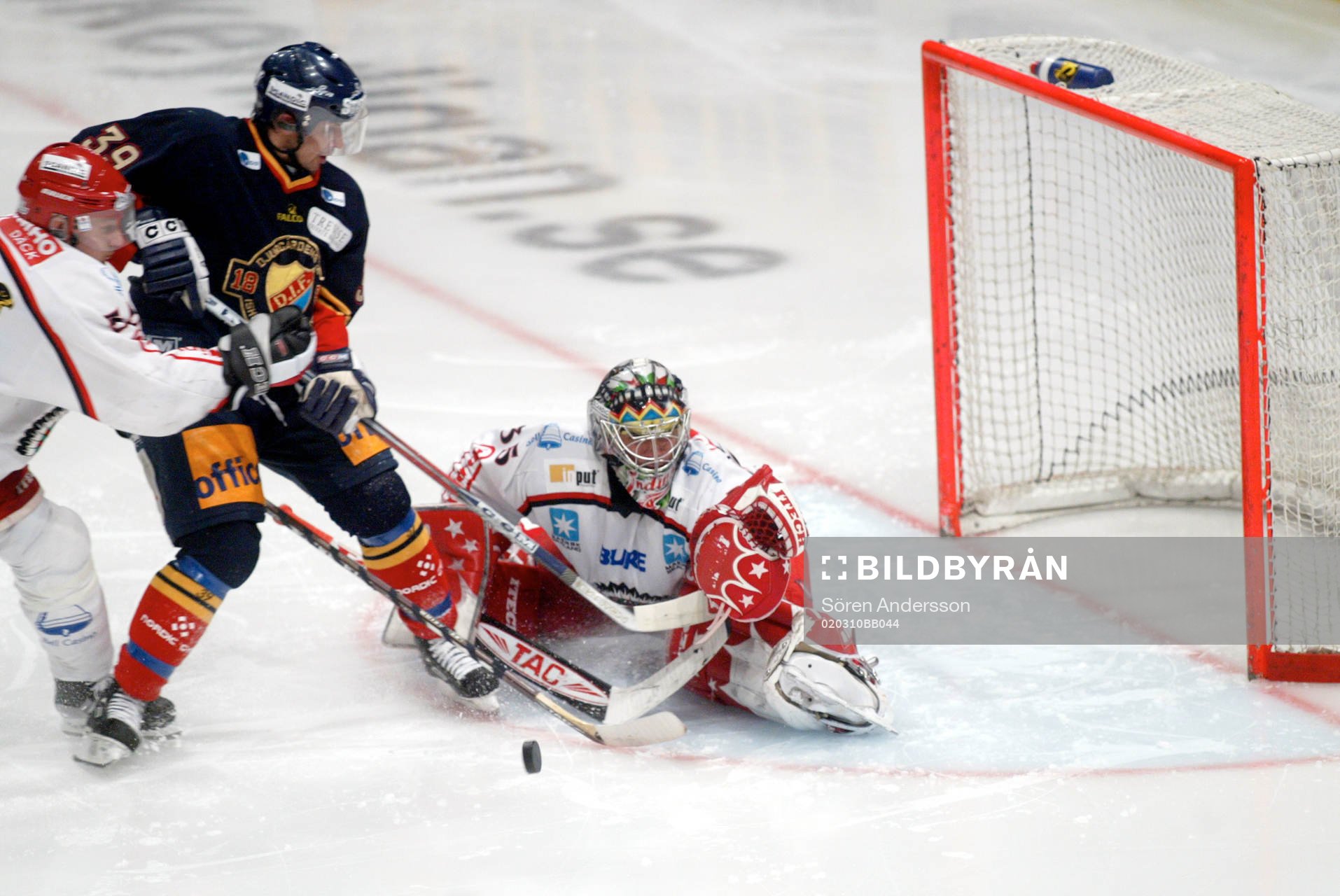 Henrik Lundqvist och Pasi Sormunen, Frölunda och Jan