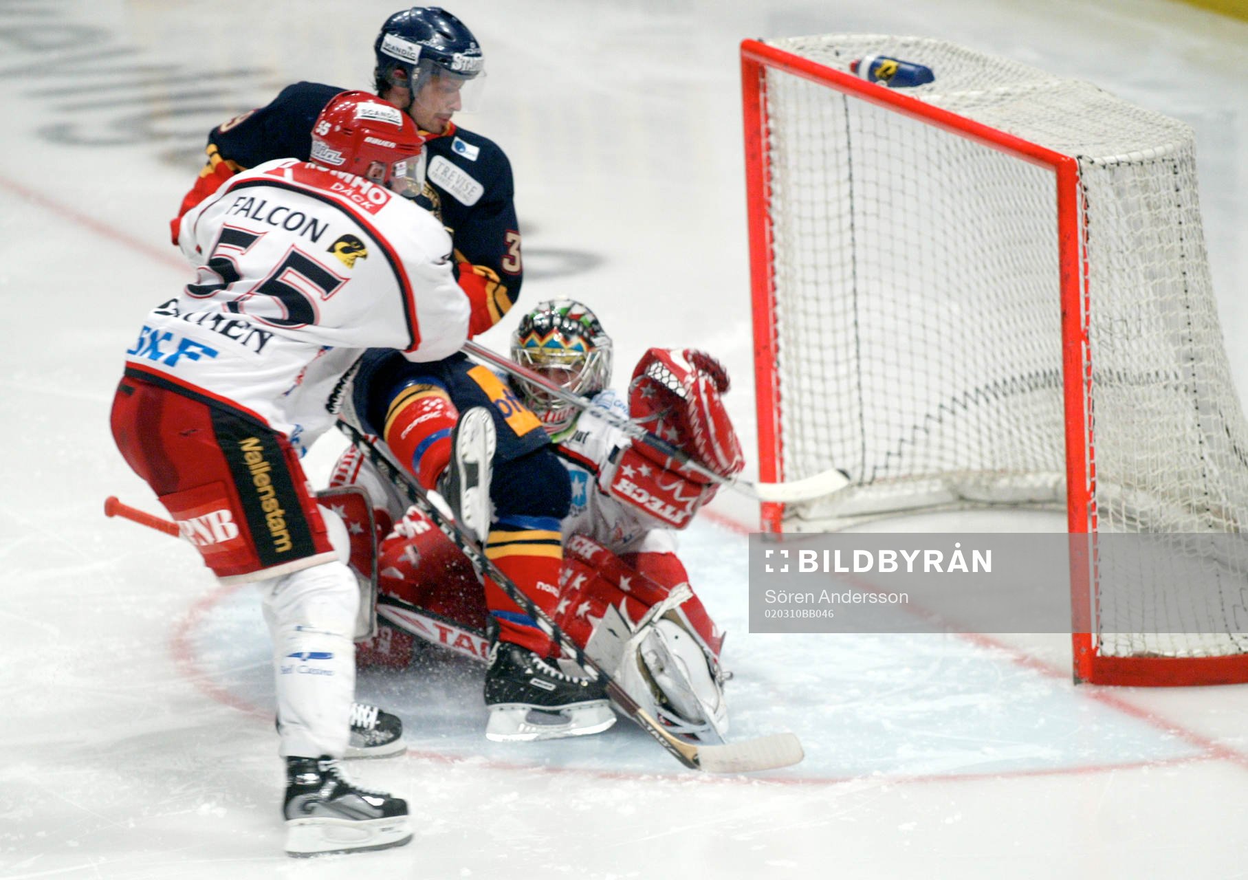 Henrik Lundqvist och Pasi Sormunen, Frölunda och Jan