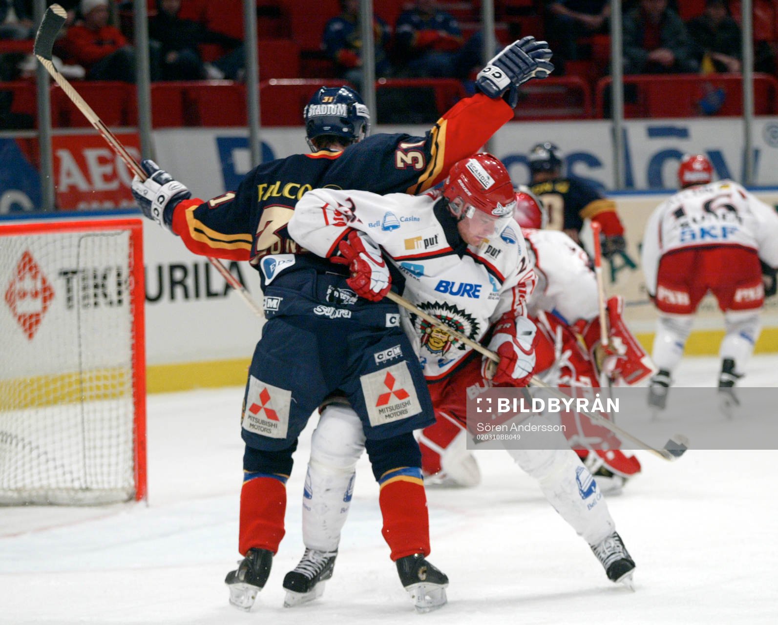 Timmy Pettersson, Frölunda och Christian Eklund,