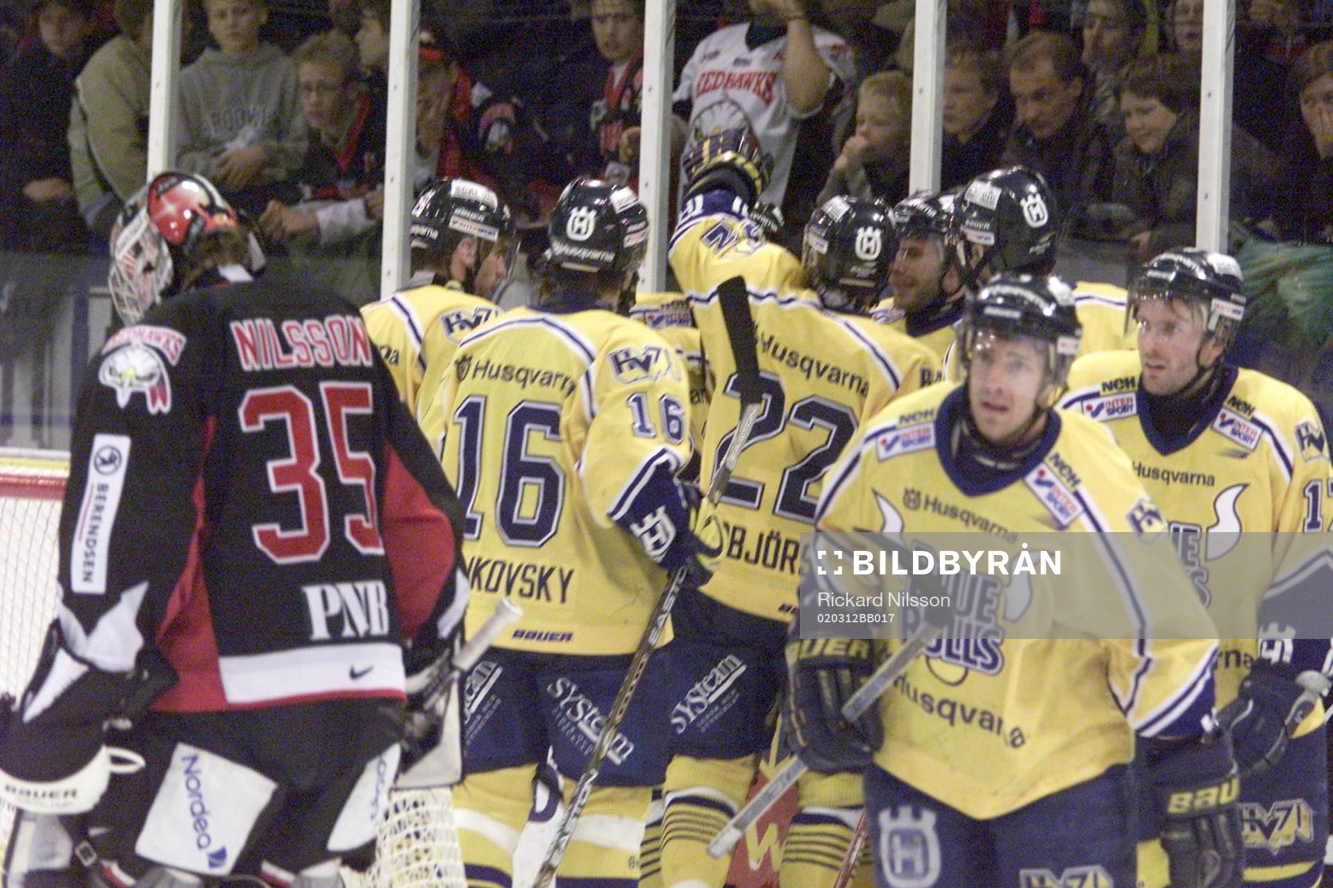 HV 71 har avgjort matchen genom Per-Åge Skröder, som slog