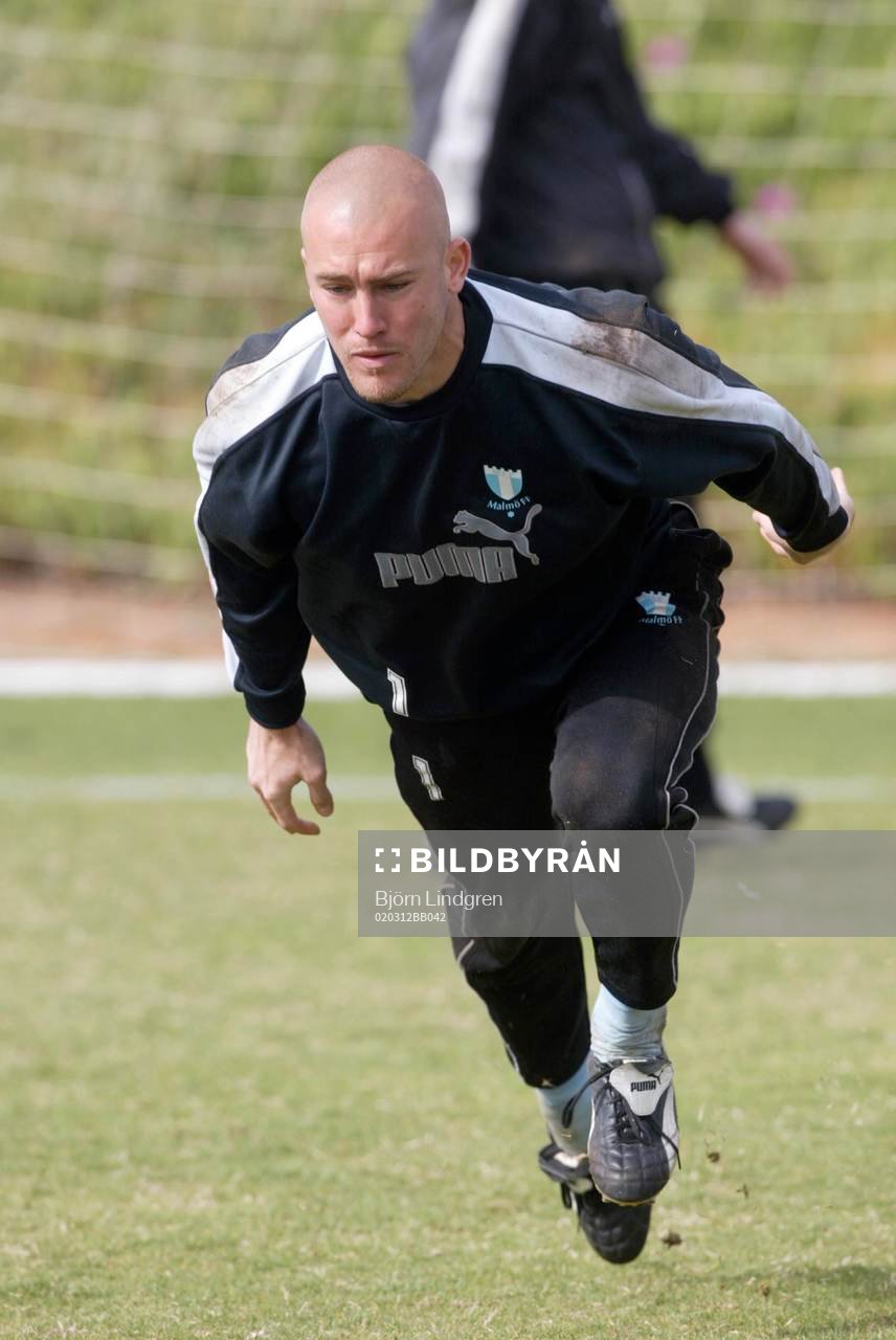 Lee Baxter målvakt i Malmö FF