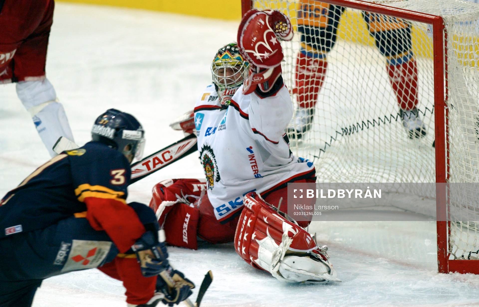 Leif Rohlin gör det avgörande målet på pass av Kyösti