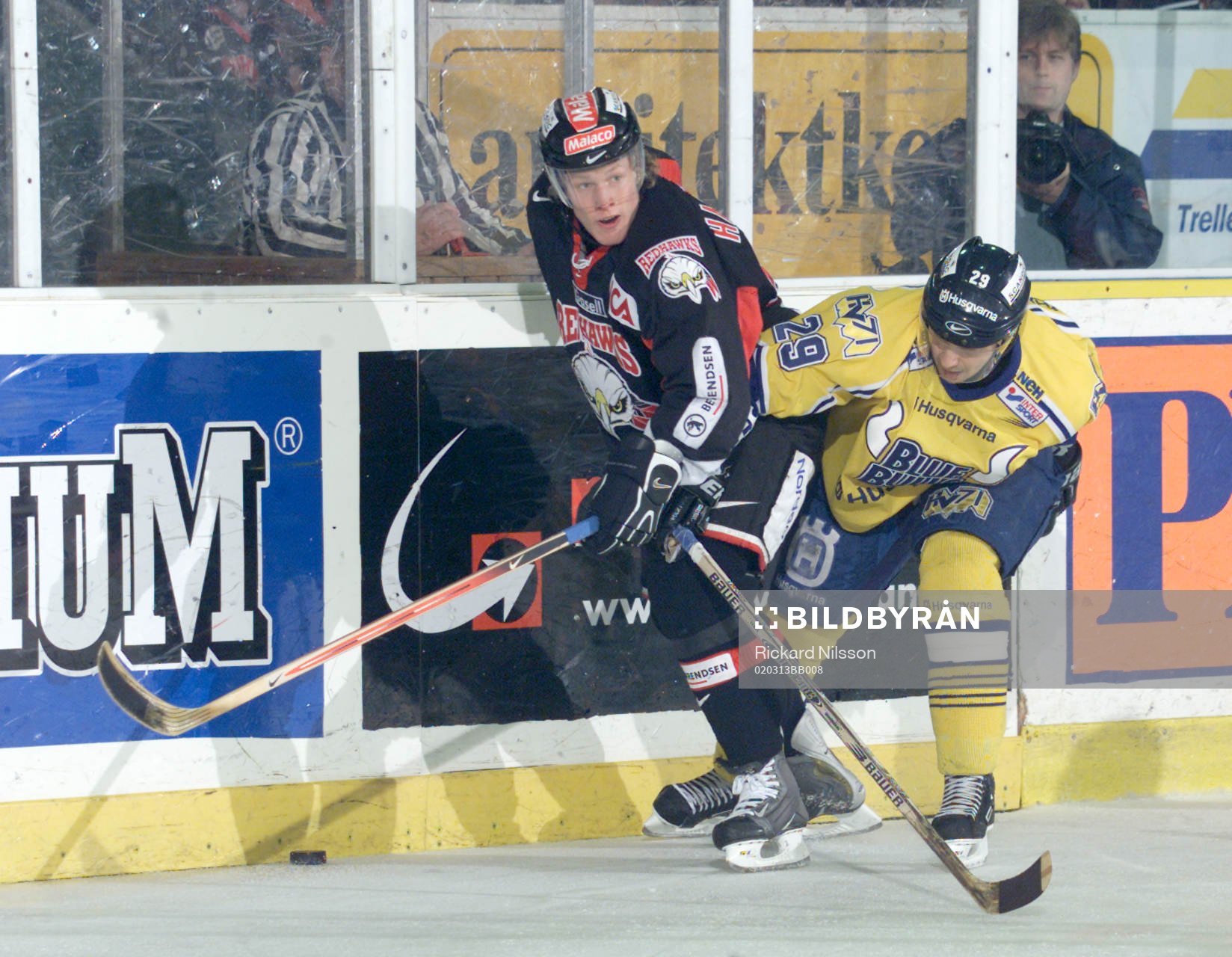 Mika Hannula, Malmö och Jouni Loponen, HV 71
