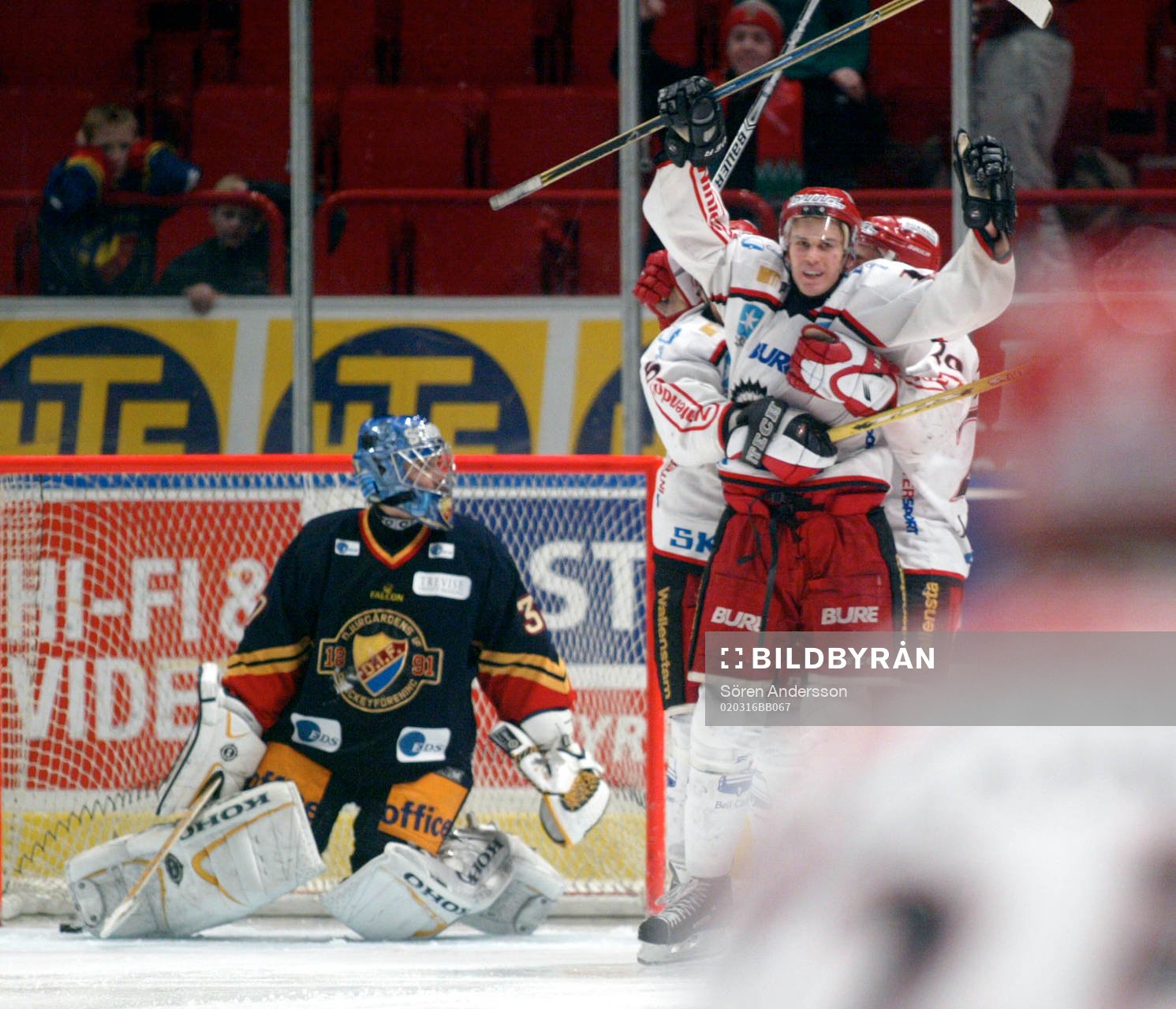 Magnus Karnberg, Frölunda jubel och Sergei Naumov,