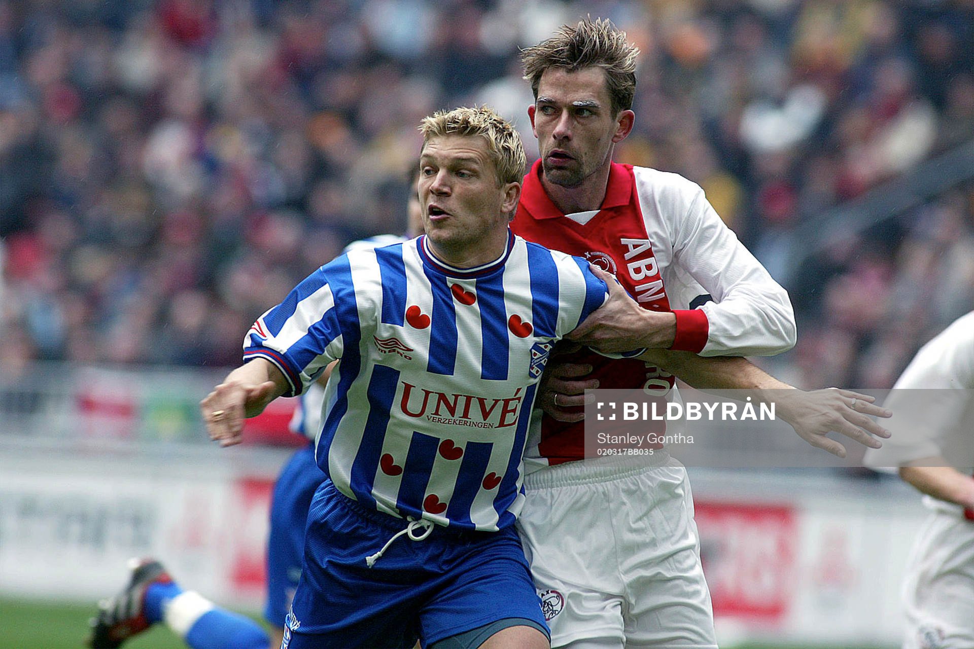 André Bergdölmo, Ajax och Marcus Allbäck, Heerenveen