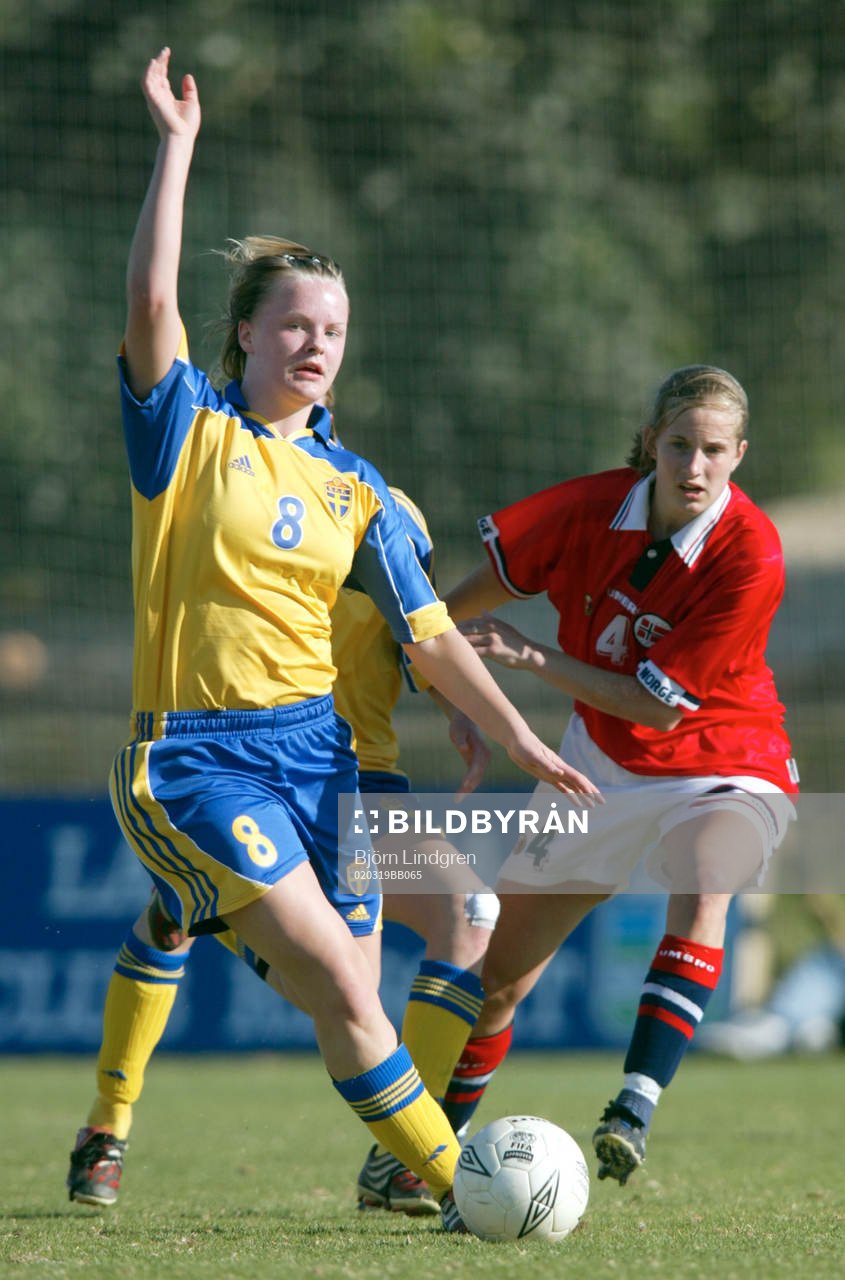Fotboll, flick, Sverige, F19, Norge - Sverige, Nilla