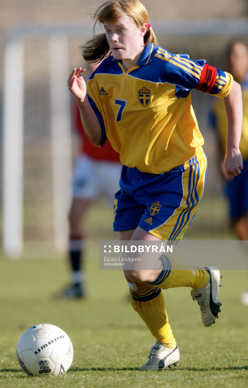 Fotboll, flick, Sverige, F19, Madelene Göras, Sverige