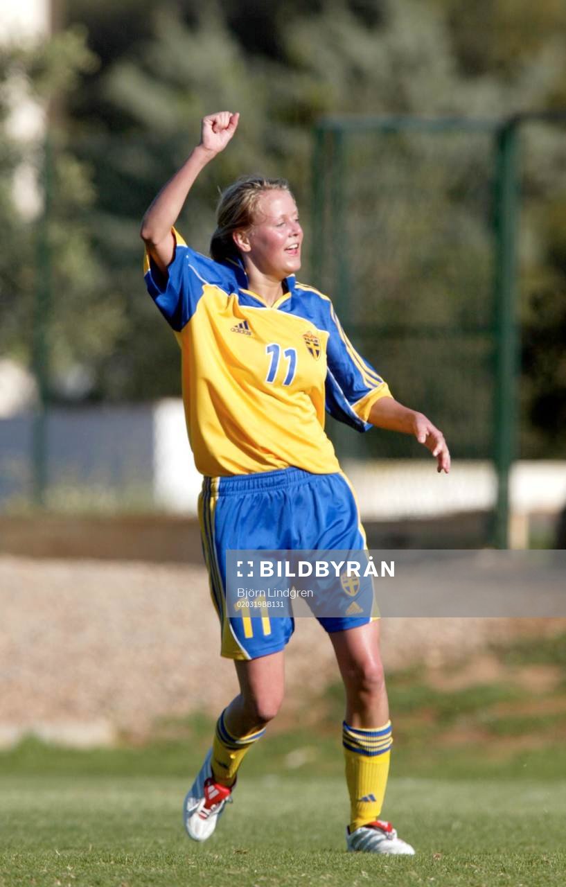 Josefin Öqvist jubel