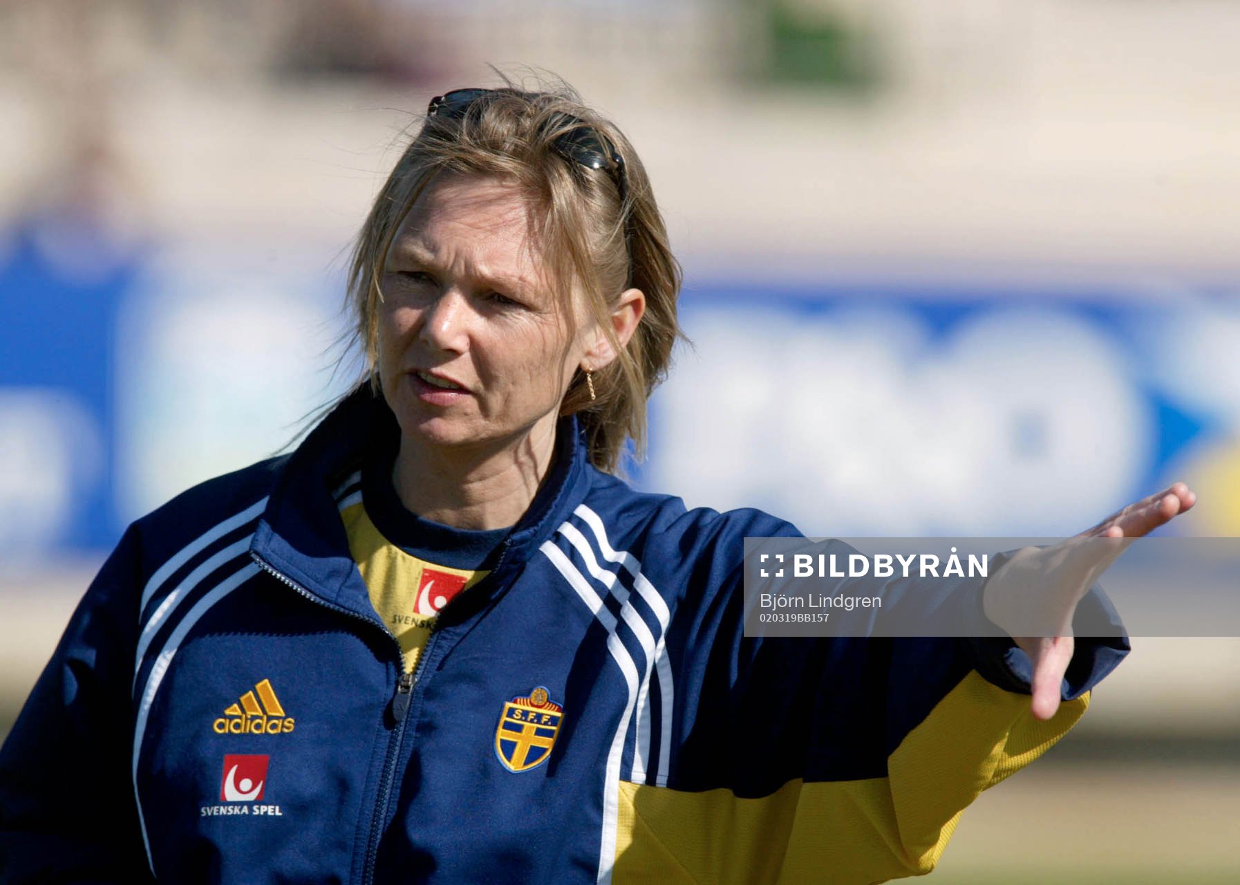 Fotboll, Sverige, dam, F19, Anna Signeul, förbundskapten