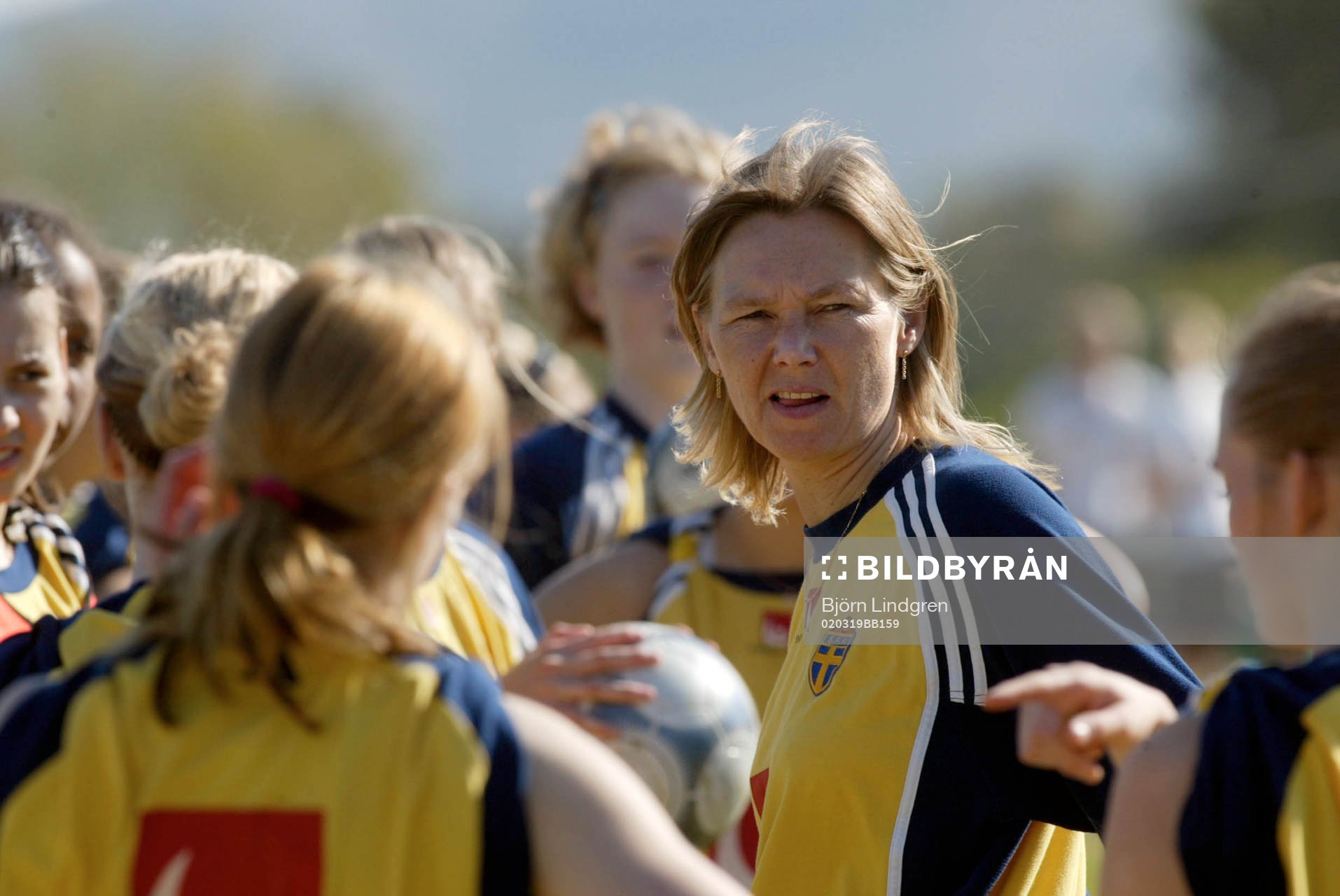 Fotboll, Sverige, dam, F19, Anna Signeul, förbundskapten